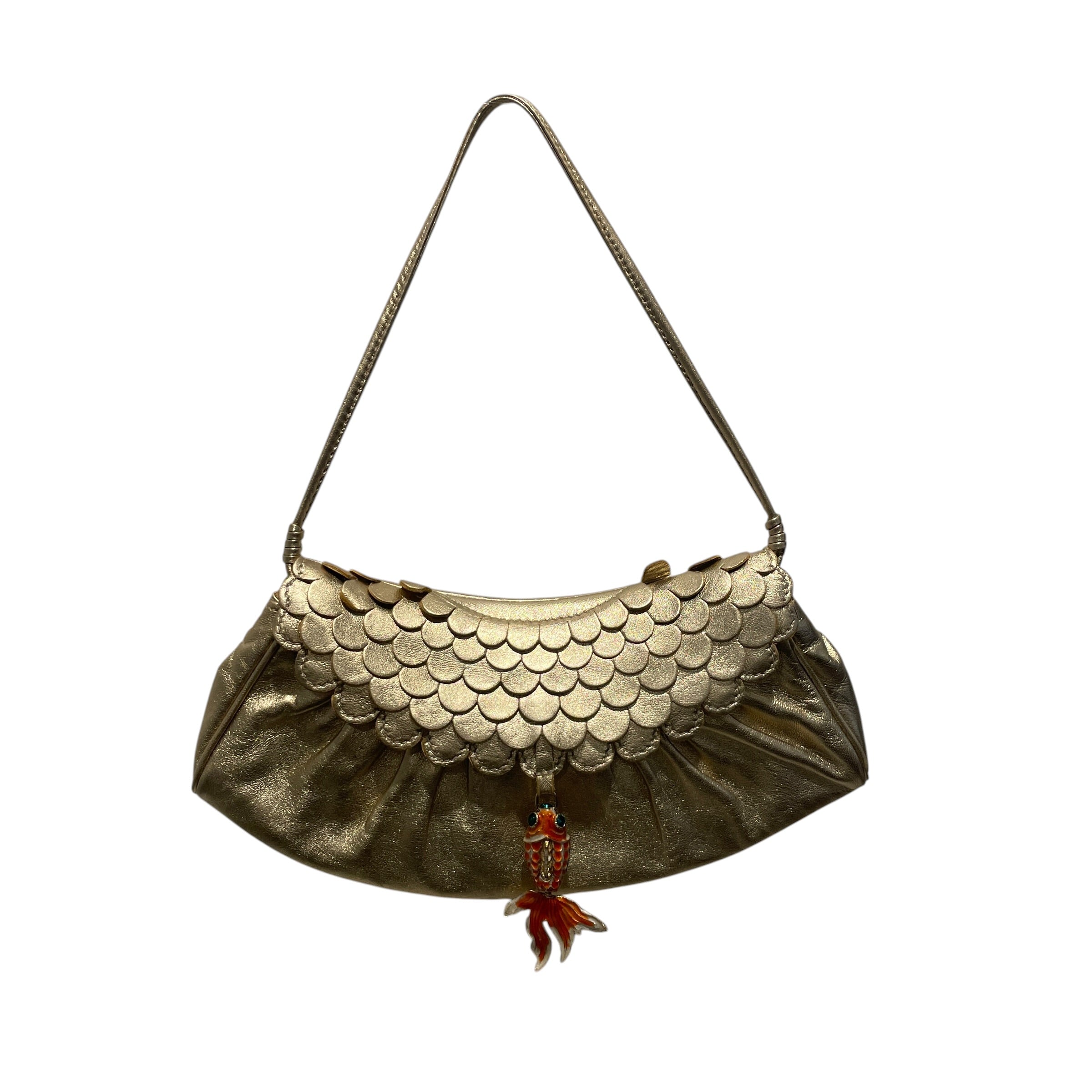 CELINE/Bag/Leather/GLD/goldfish view 1