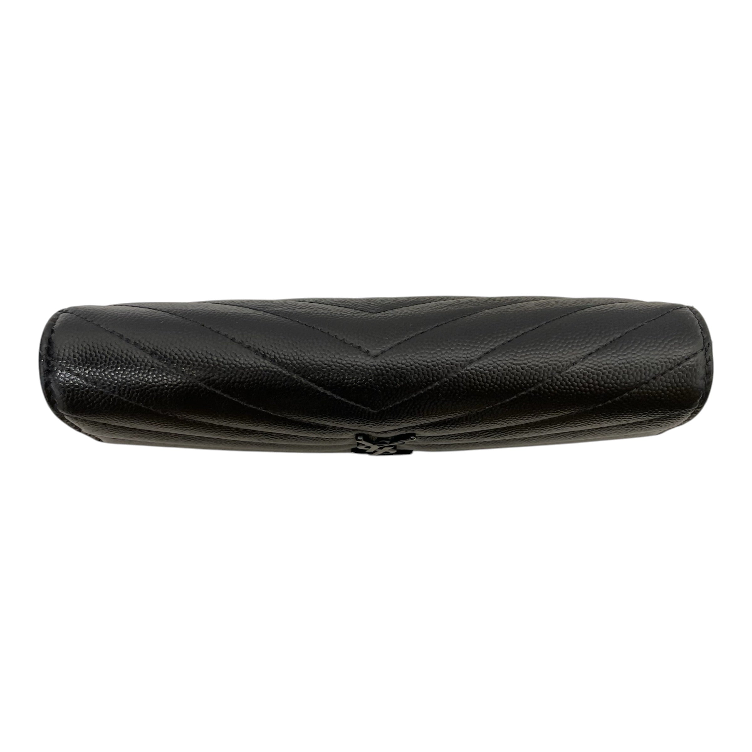 YVES SAINT LAURENT/Cross Body Bag/Leather/BLK/CASSANDRE MATELASSE ENVELOPE view 6