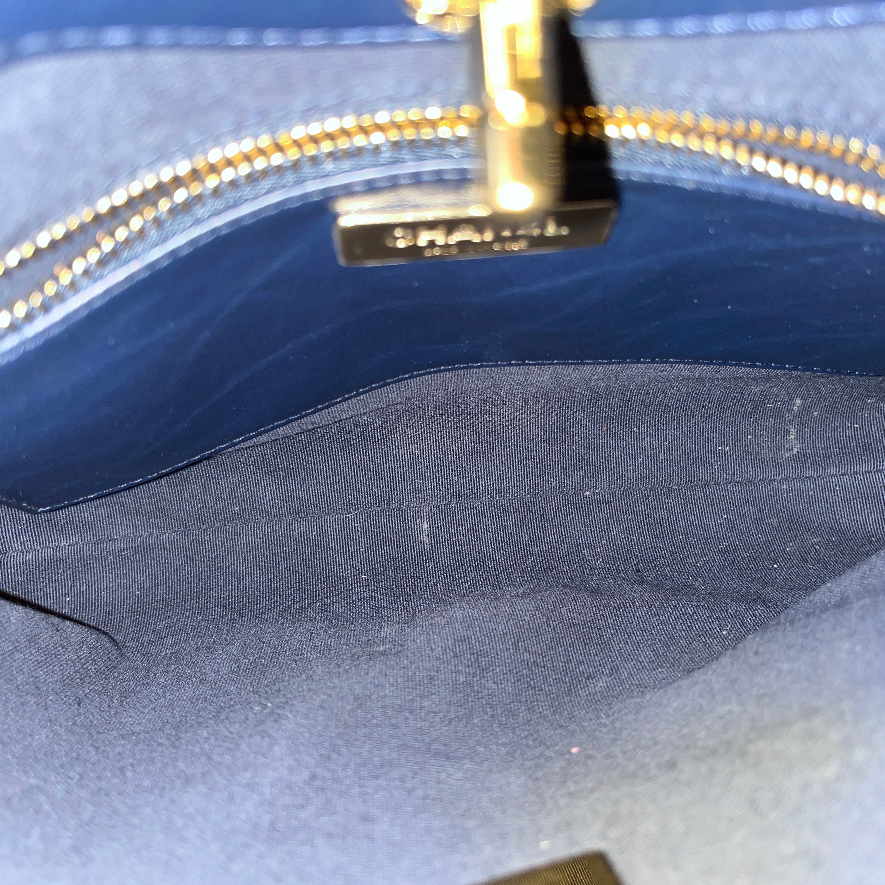 CHANEL/Bag/Leather/BLU/MINI SHOPPING BAG view 8