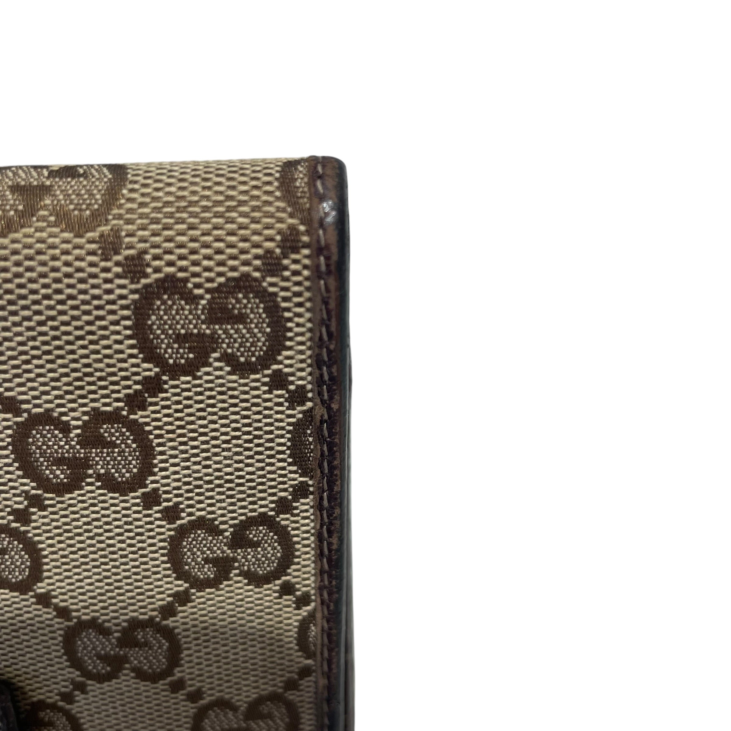 GUCCI/Bifold Wallet/BRW/L's/GG Canvas view 7