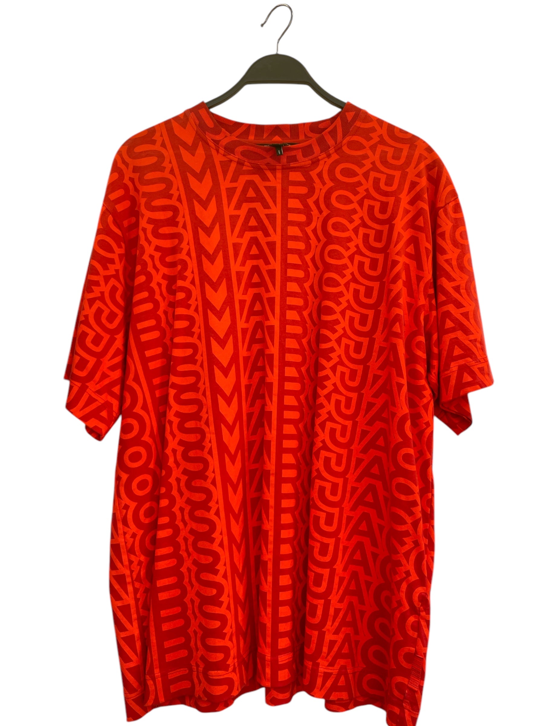 MARC JACOBS/T-Shirt/Cotton/RED/Monogram/RED ORANGE view 1