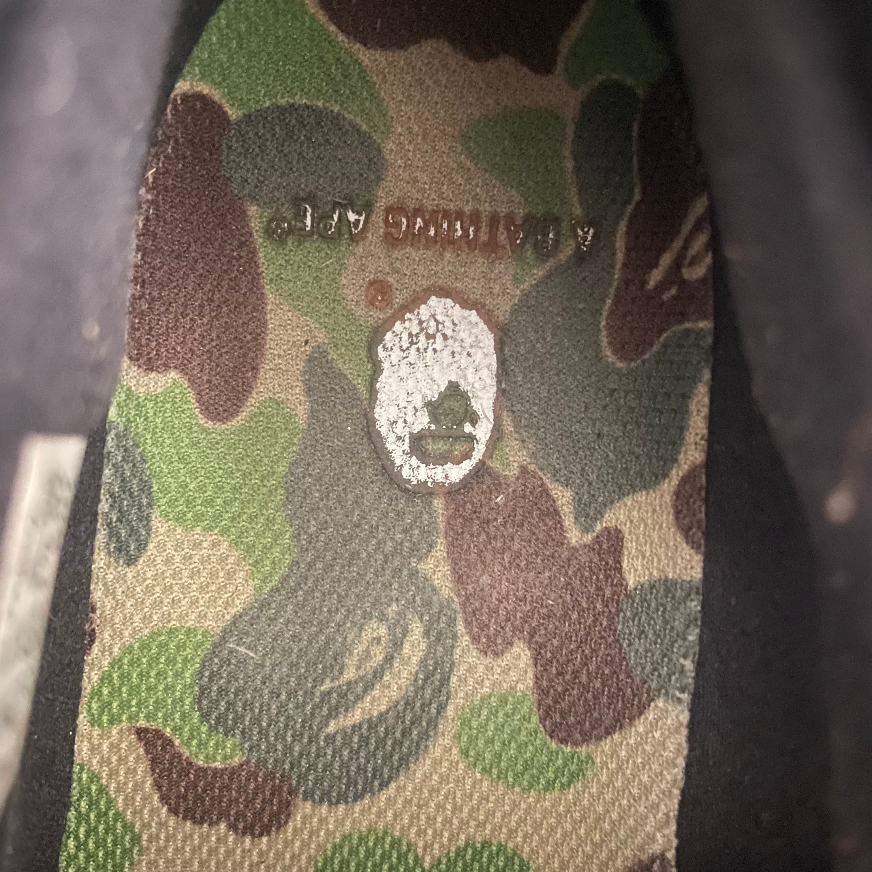 adidas/A BATHING APE/DAME4 BAPE/Hi-Sneakers/US 9/Camouflage/Cotton/GRN/AP9974 view 3