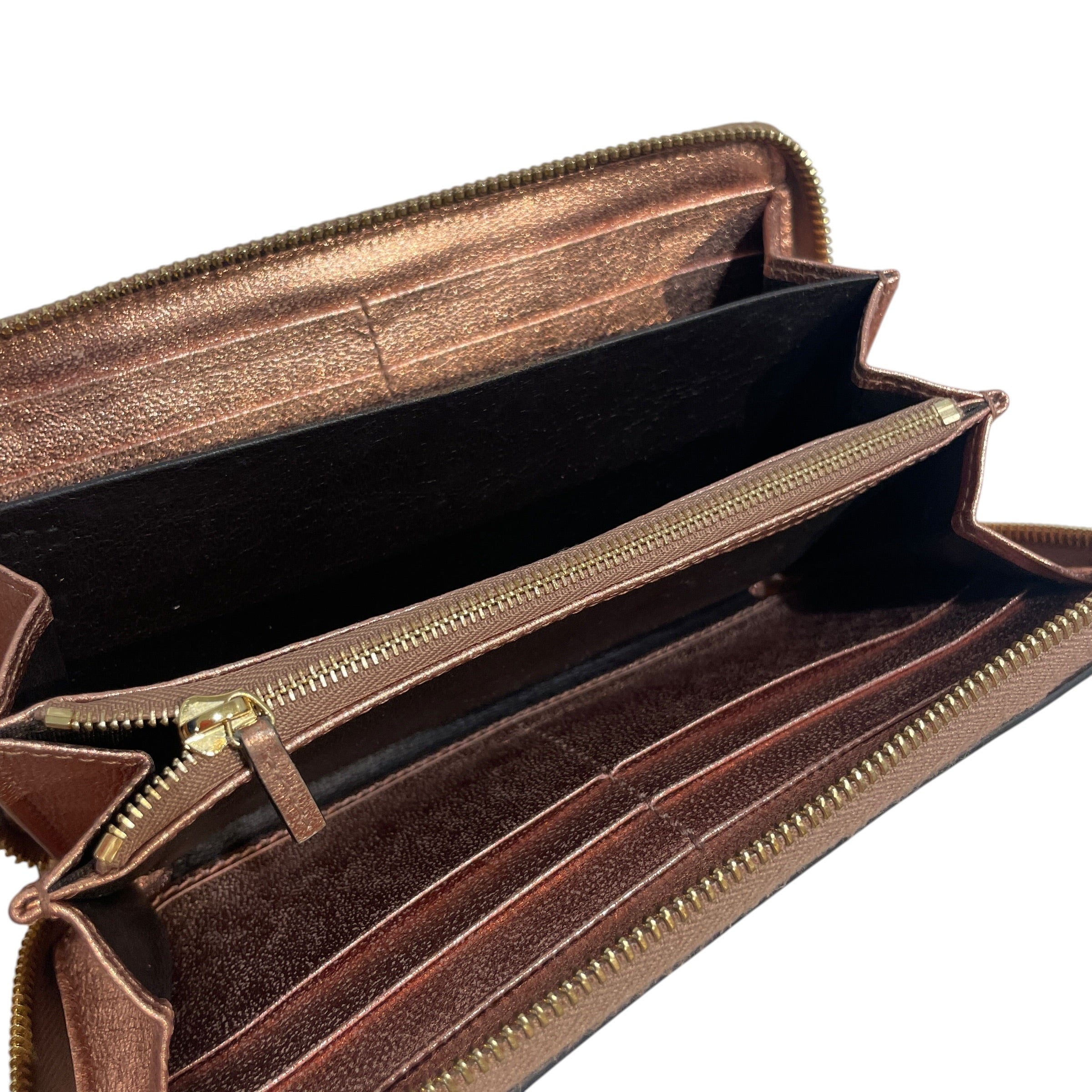 GUCCI/Wallet/Leather/PNK/Gucci Long Wallet view 5