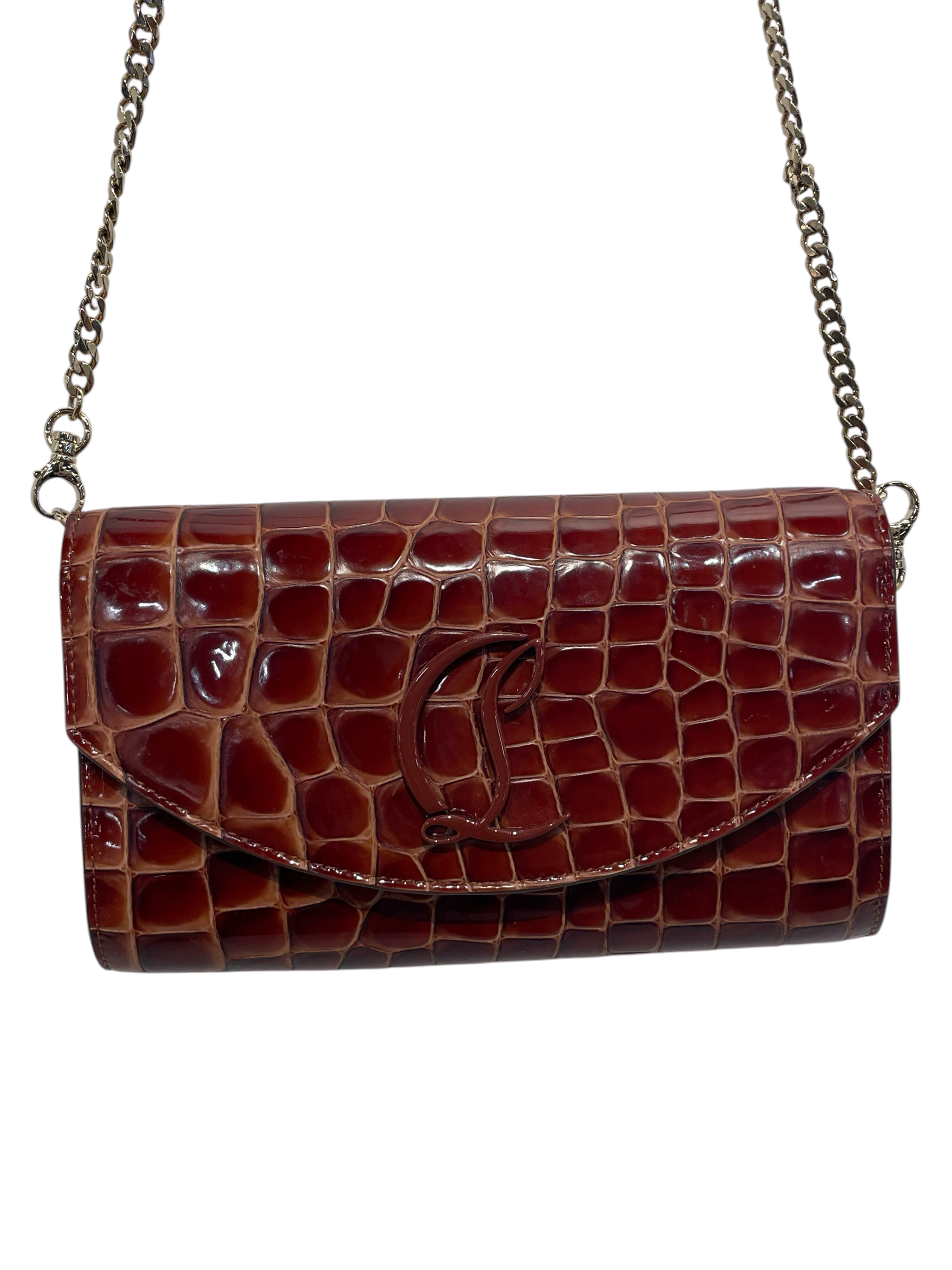 Christian Louboutin/Hand Bag/BRW/LOUBI54 CROC-EMBOSSED view 2