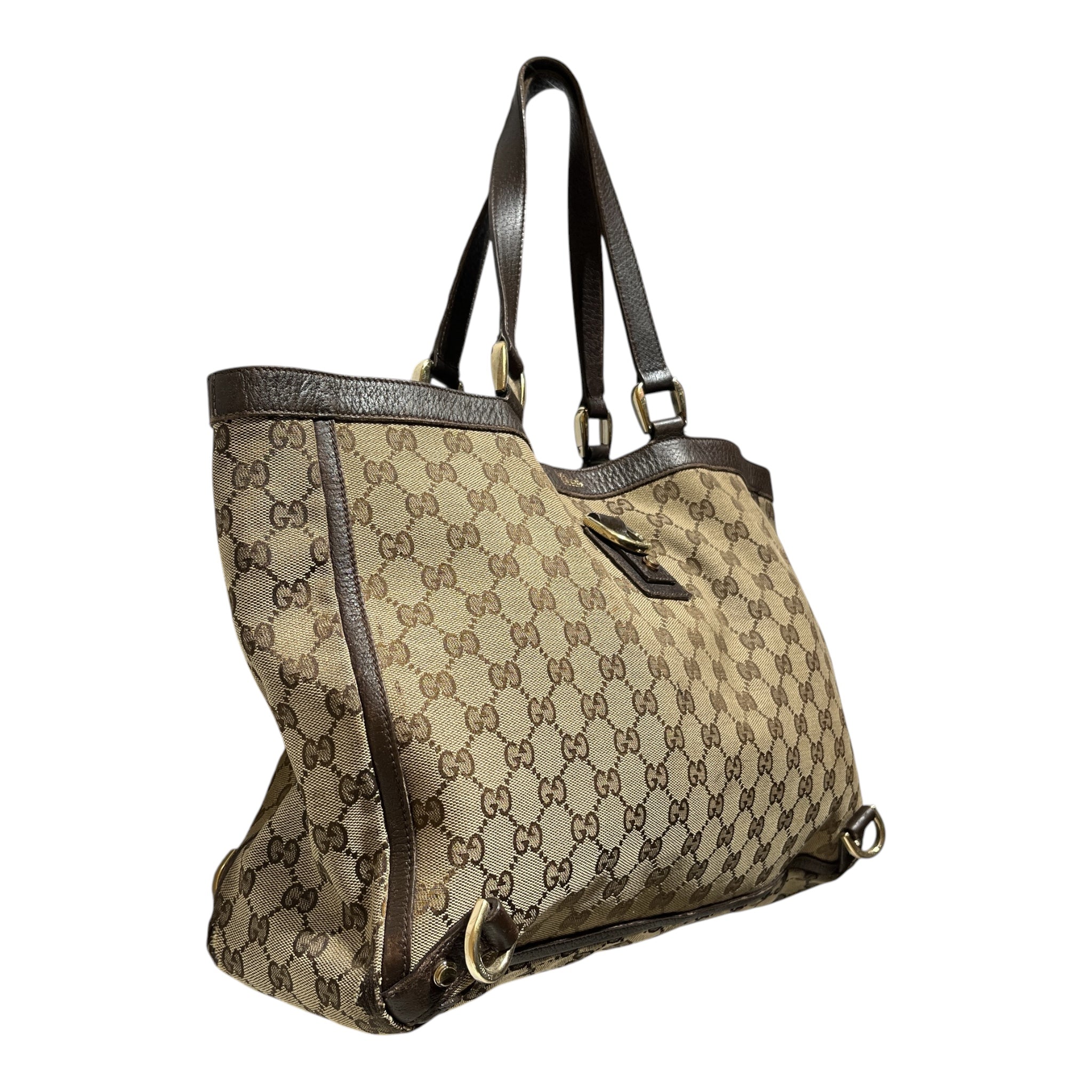 GUCCI/Bag/All Over Print/Leather/BRW/Canvas Abbey view 2