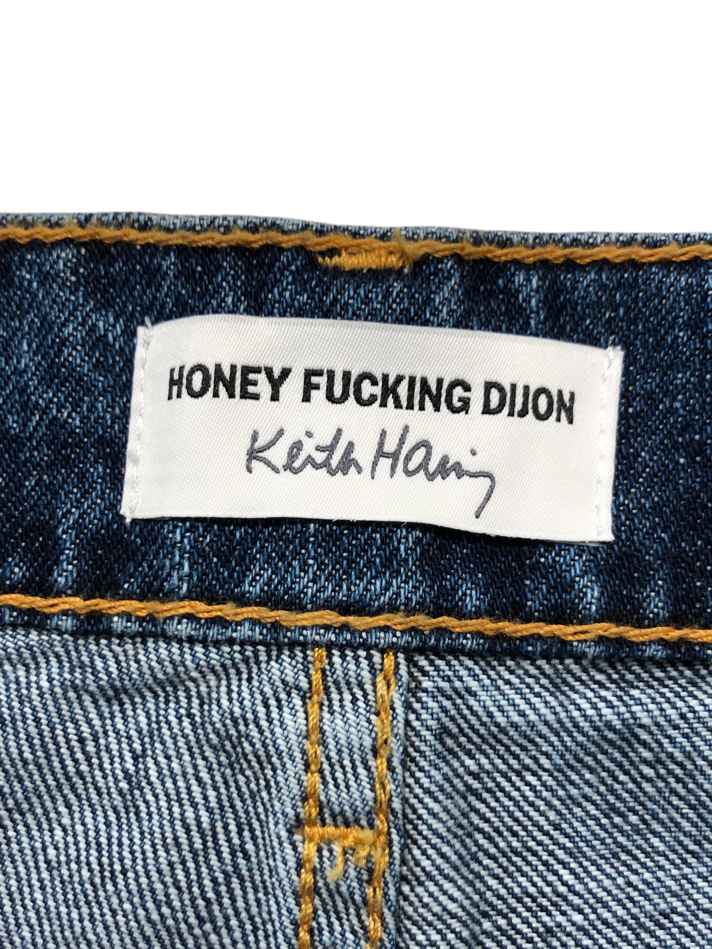 HONEY FUCKING DIJON/Straight Pants/32/Denim/BLU/ view 3
