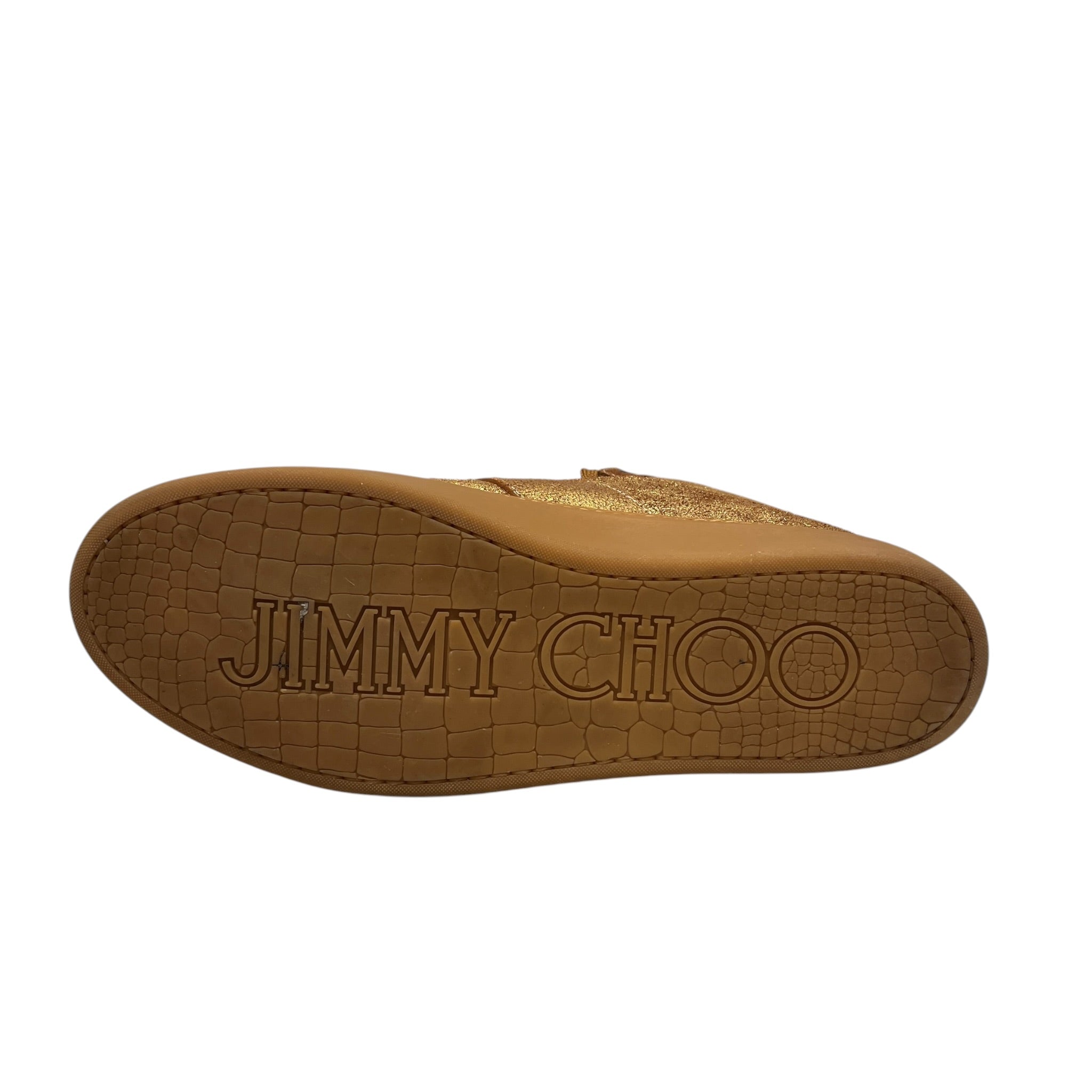 JIMMY CHOO/Hi-Sneakers/EU 45/Iridescent/GLD/BELGRAVIA GOLD HIGHTOP SNEAKER view 6