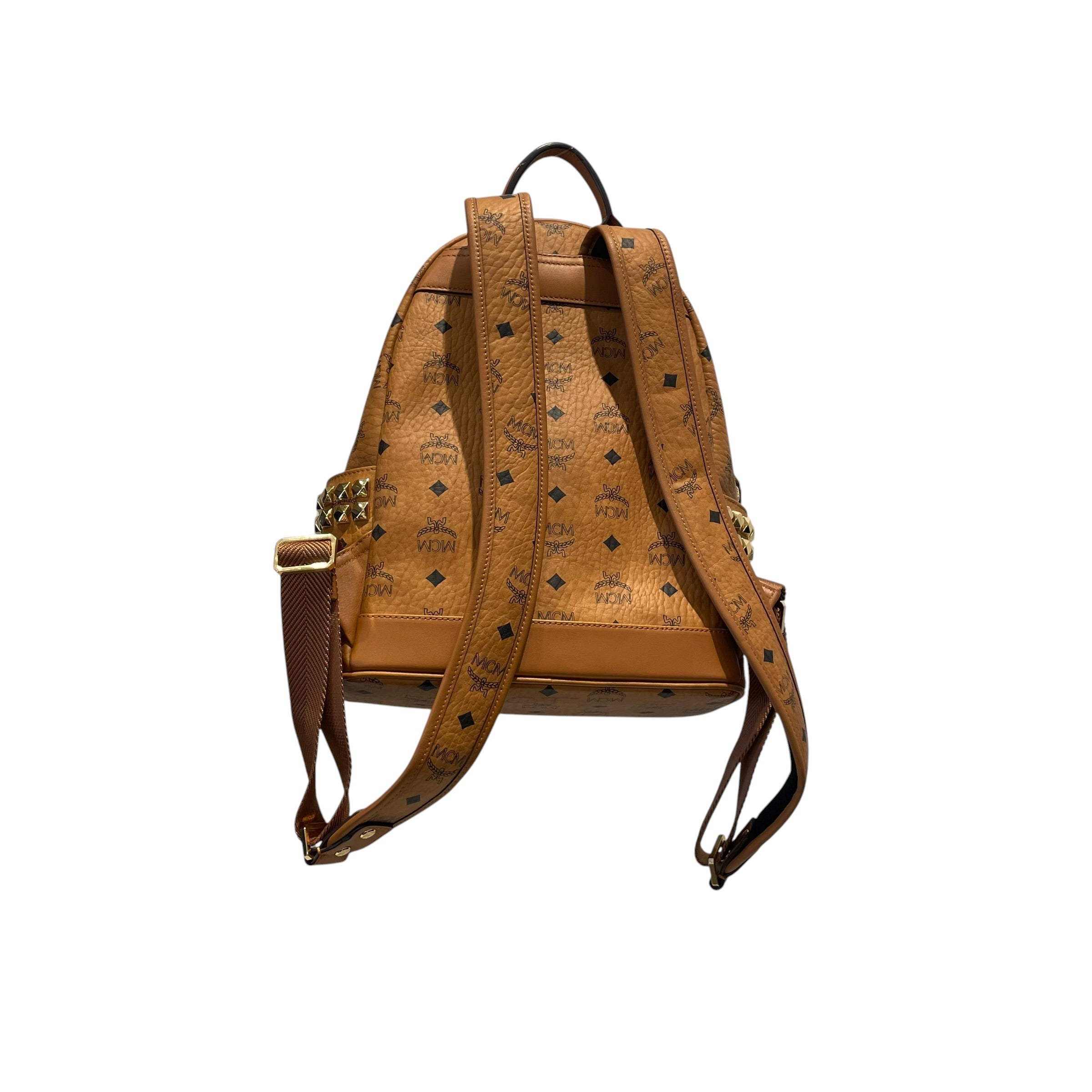 MCM/Bag/Monogram/ORN/canvas/pyramid studs view 2