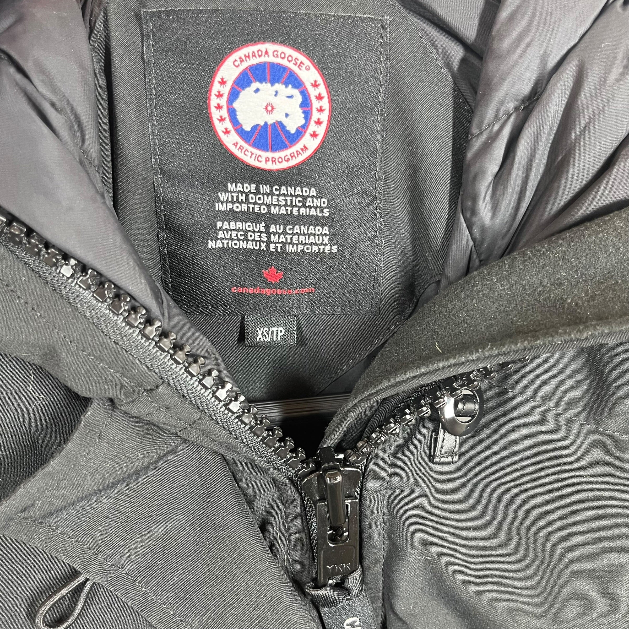 CANADA GOOSE/Puffer Jkt/XS/Polyester/BLK/FUR LINED PUFFER COAT view 3