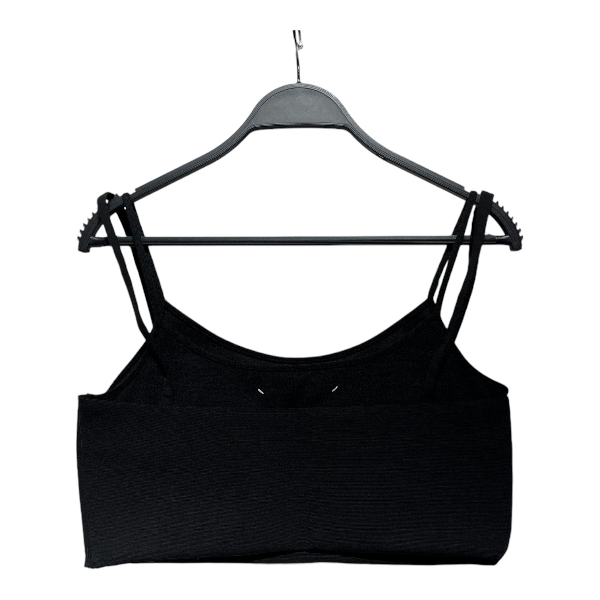 Maison Margiela/SL Blouse/40/Polyester/BLK/Double Strap Bustier Tank view 2