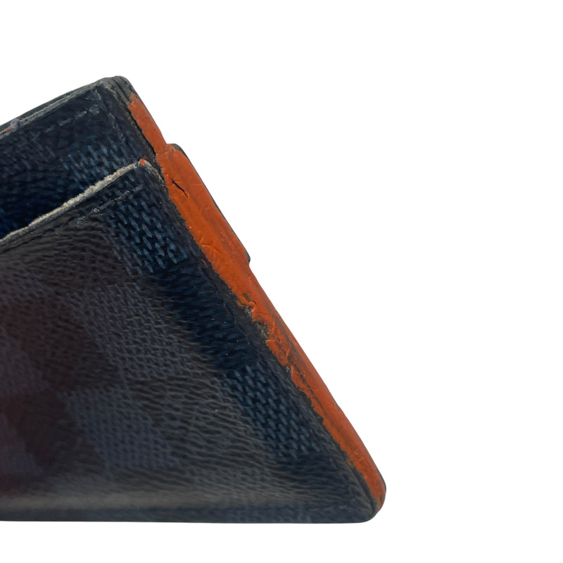 LOUIS VUITTON/Wallet/Monogram/Leather/GRY/COBALT
