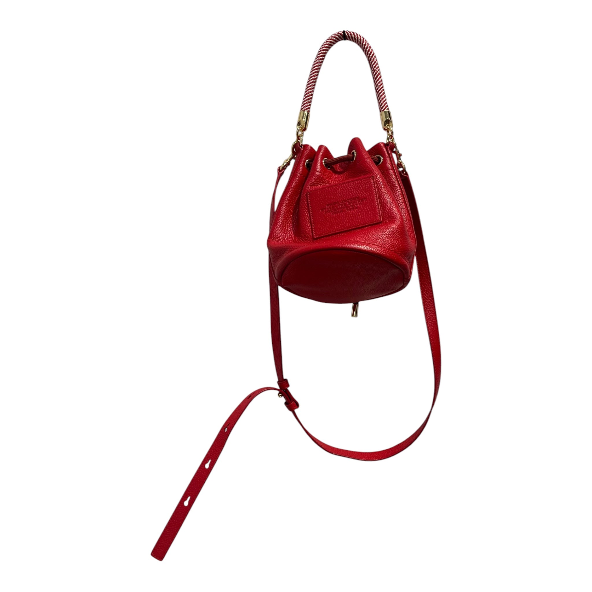 MARC JACOBS/Basket Bag/Leather/RED/THE LEATHER BUCKET view 3