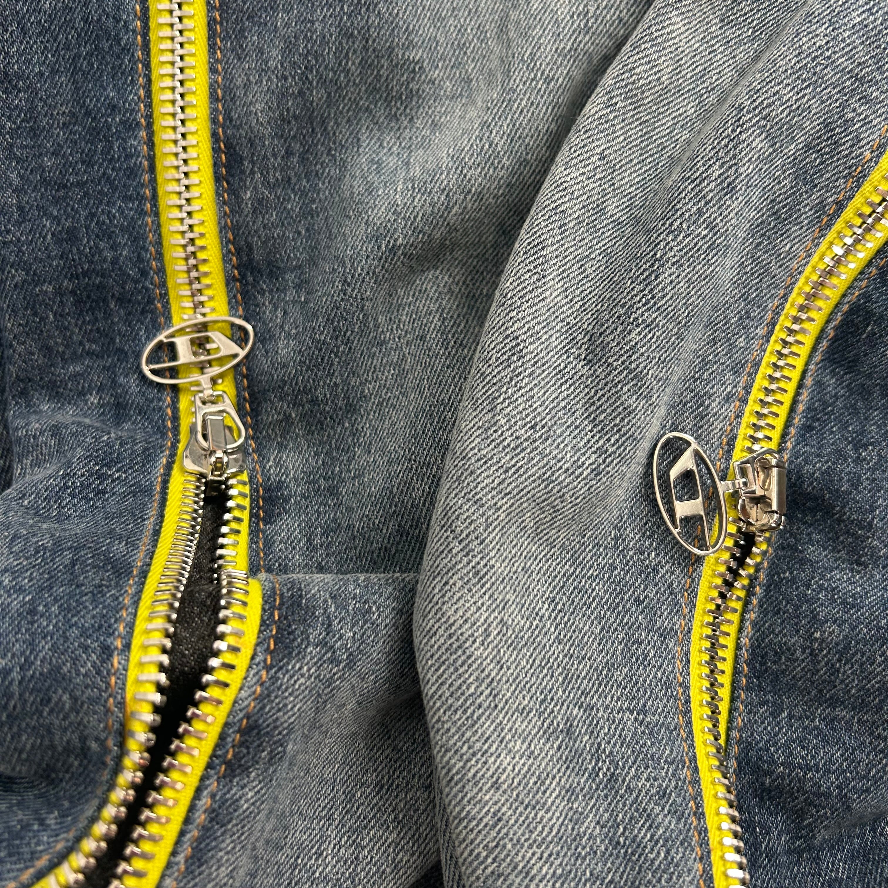 DIESEL/Straight Pants/34/Denim/BLU/d rise zipper flare view 5