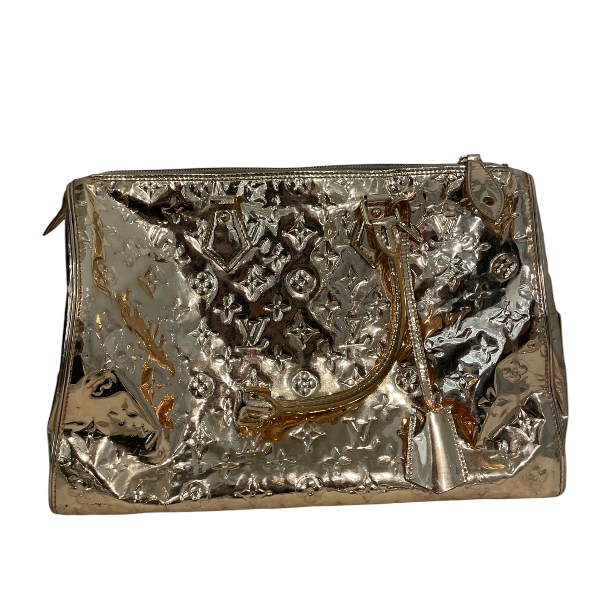 LOUIS VUITTON/Hand Bag/Monogram/GLD/Speedy Miroir view 1