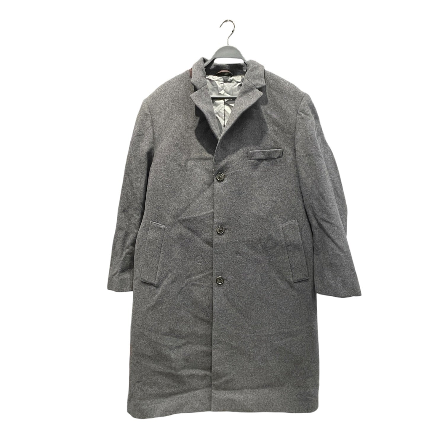 LAUREN RALPH LAUREN/Trench Coat/XL/Wool/GRY/Wool Button Trench Coat view 1