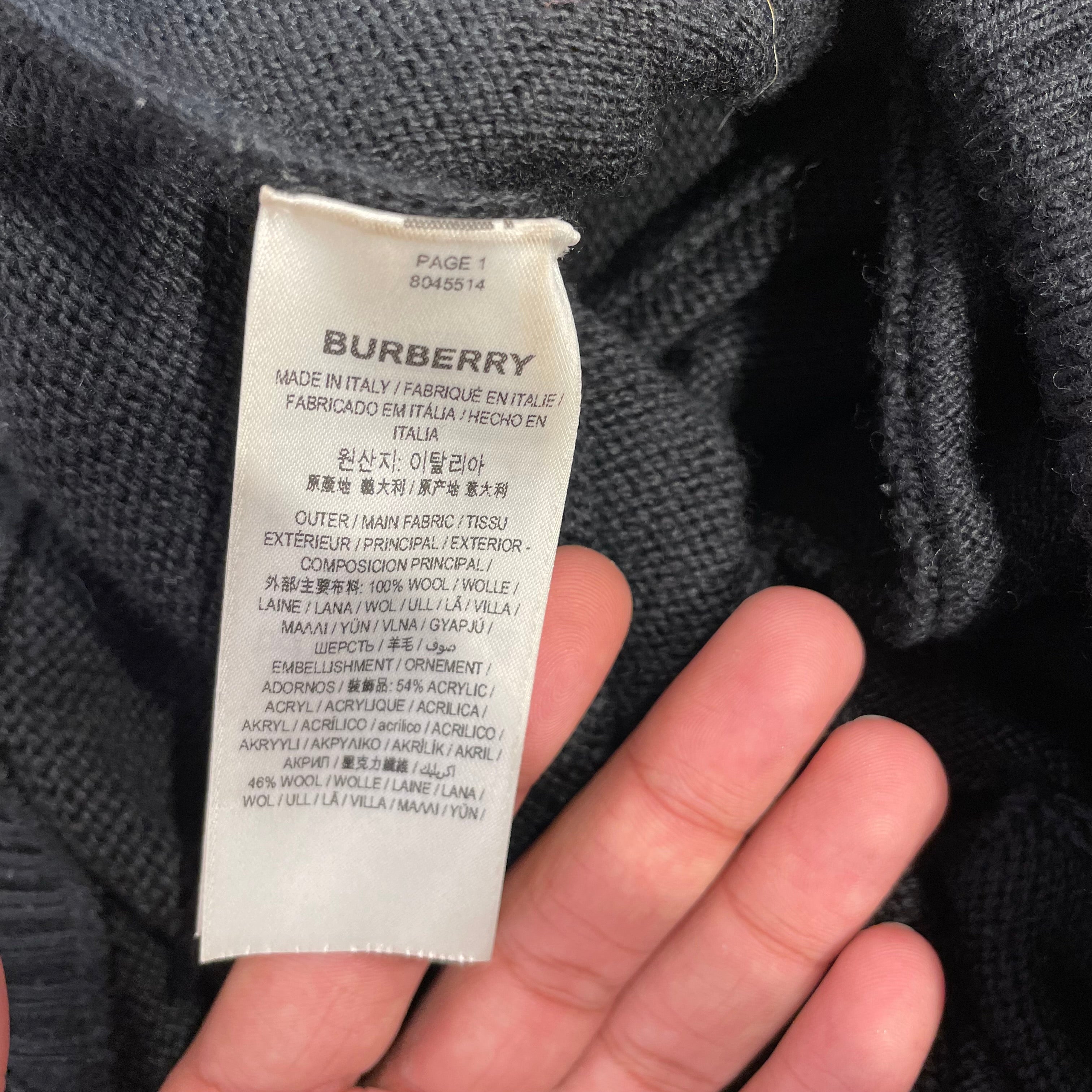 BURBERRY LONDON/Shorts/M/BLK/ view 4
