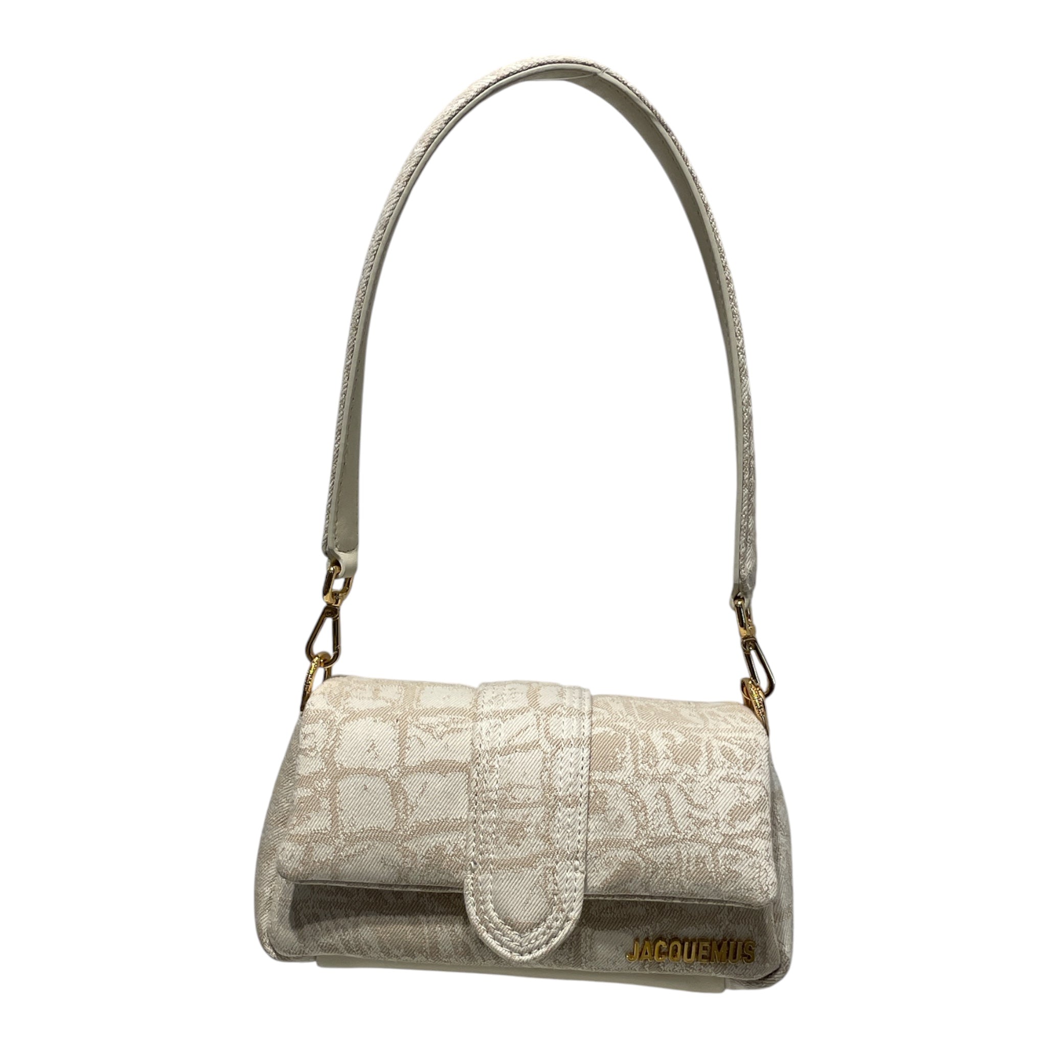 JACQUEMUS/Hand Bag/All Over Print/Cotton/CRM/petit bambimou view 1