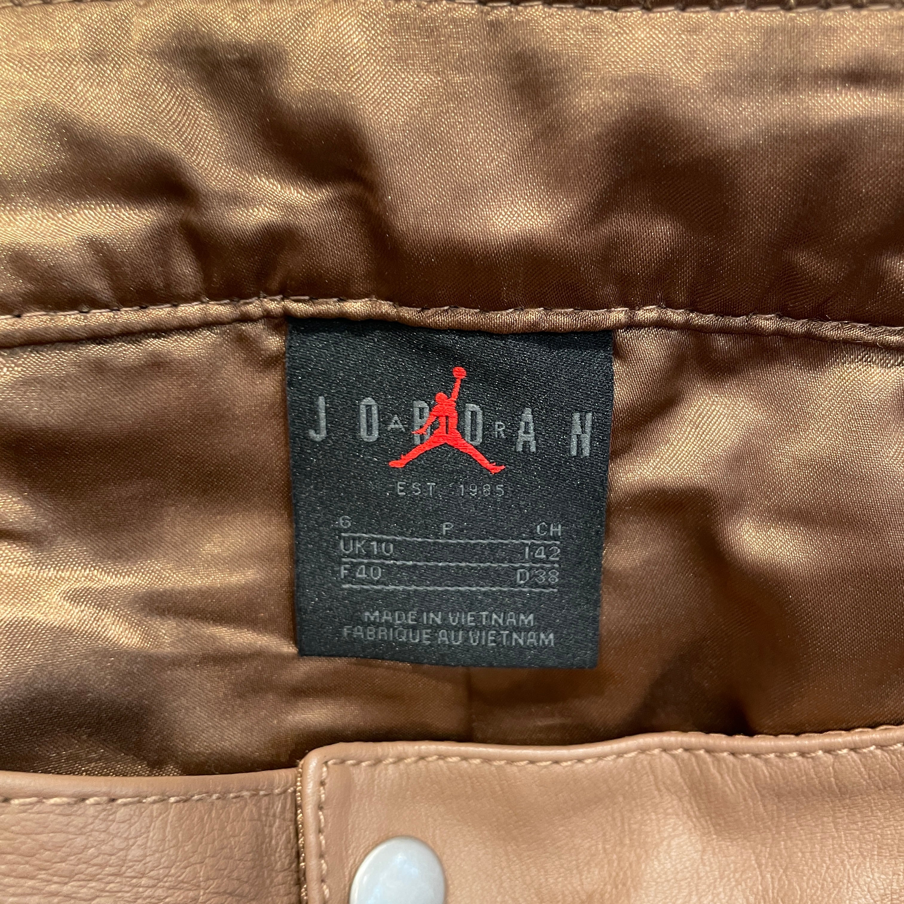 JORDAN BRAND/Bottoms/6/Leather/BLK/CACTUSJACK view 3