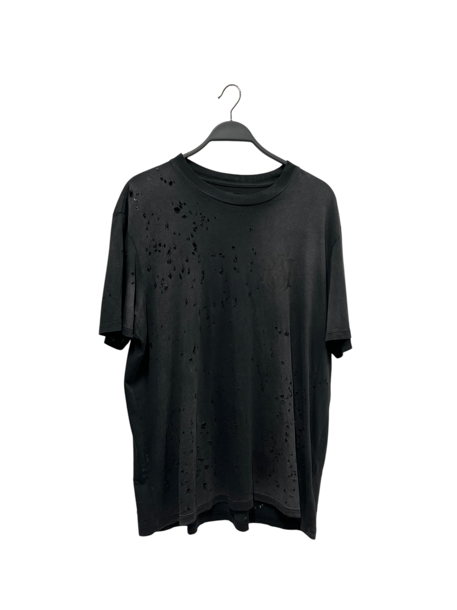 AMIRI/T-Shirt/XL/Cotton/BLK/DISTRESSED view 1