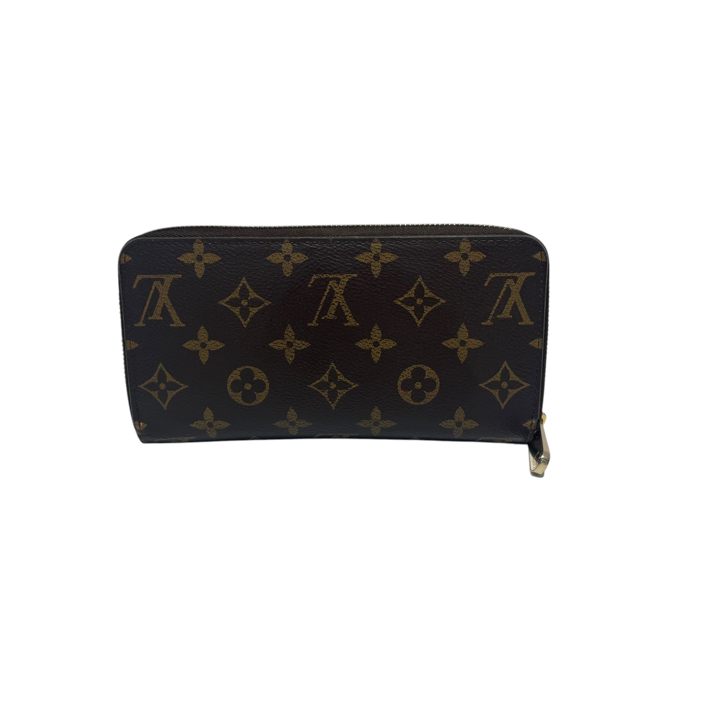 LOUIS VUITTON/Long Wallet/Monogram/Leather/BRW/L's/Zippy Wallet Long view 2