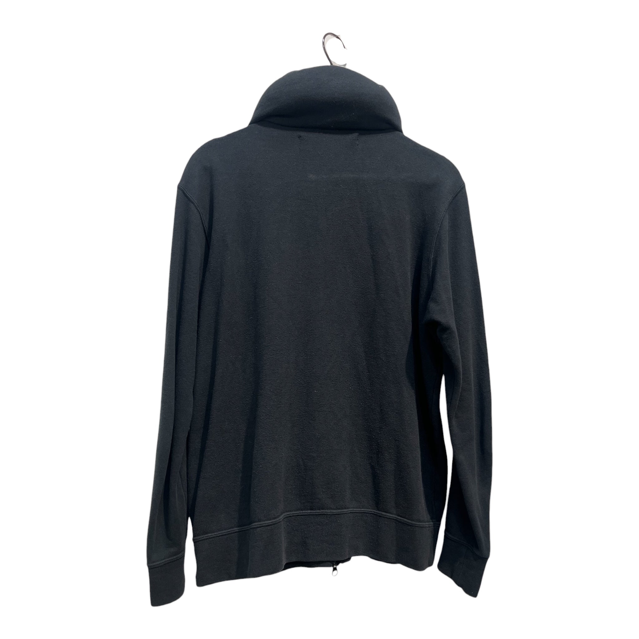 mercibeaucoup，/Jacket/1/BLK/STUFFED NECK FRONTPOCKET LOGO view 2