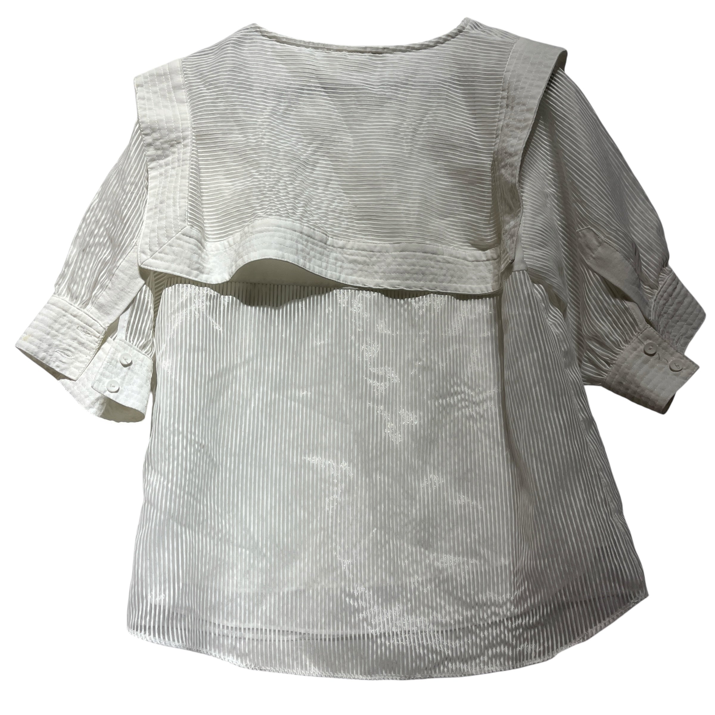 Chloe/LS Blouse/WHT/ view 2