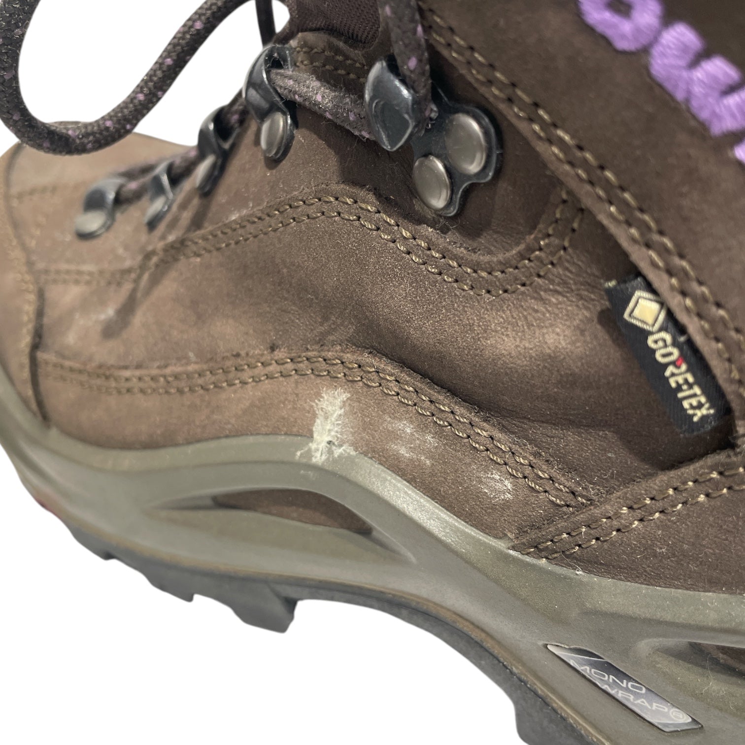 LOWA/Trekking Boots/US 8.5/Leather/BRW/RENEGADE GTX view 4