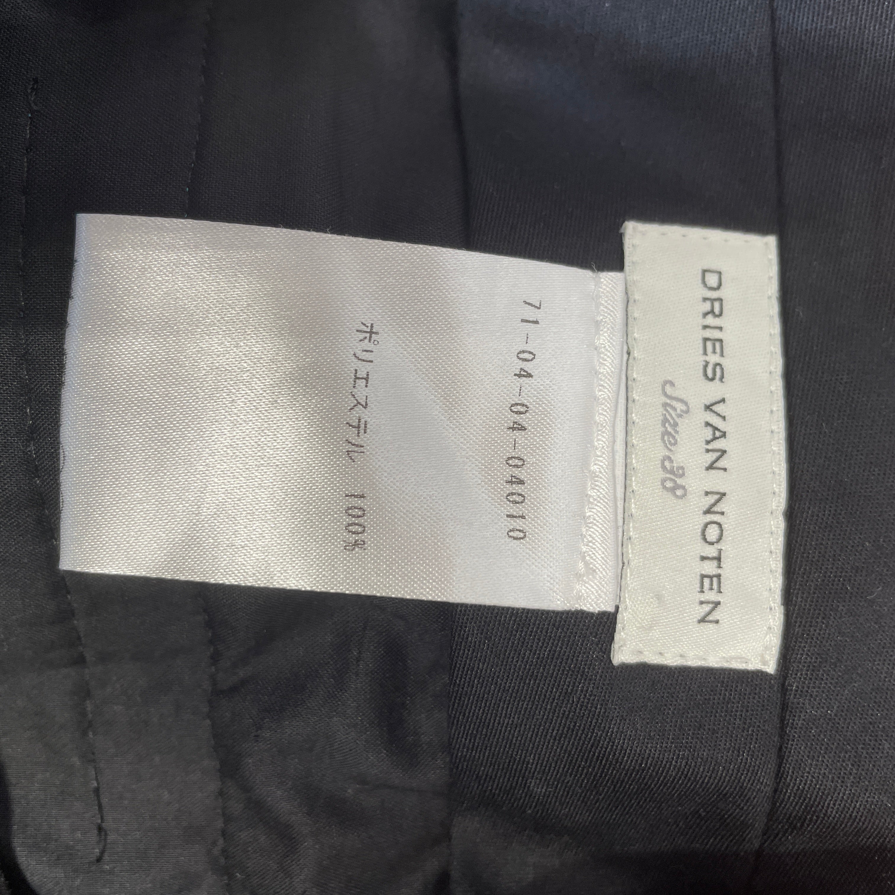 DRIES VAN NOTEN/Bottoms/38/Blue/Polyester/71-04-04-04010/71-04-04-04010 view 3