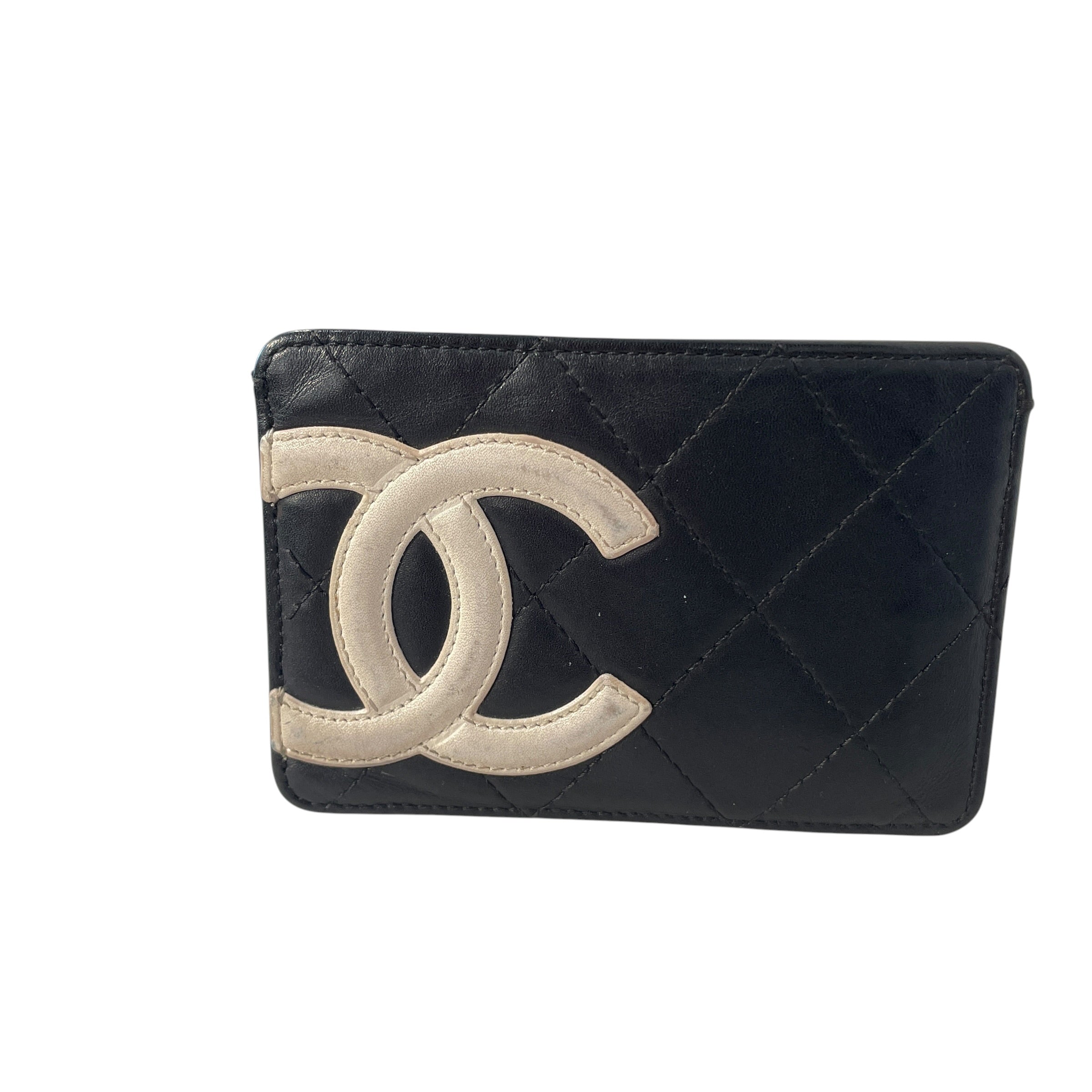 CHANEL/Wallet/Leather/BLK/L's/2010 LAMB LEATHER CARDHOLDER view 2