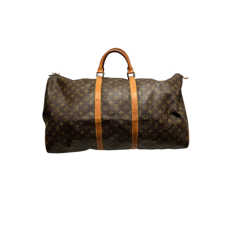 LOUIS VUITTON/Luggage/Monogram/Leather/BRW/LARGE KEEPAL