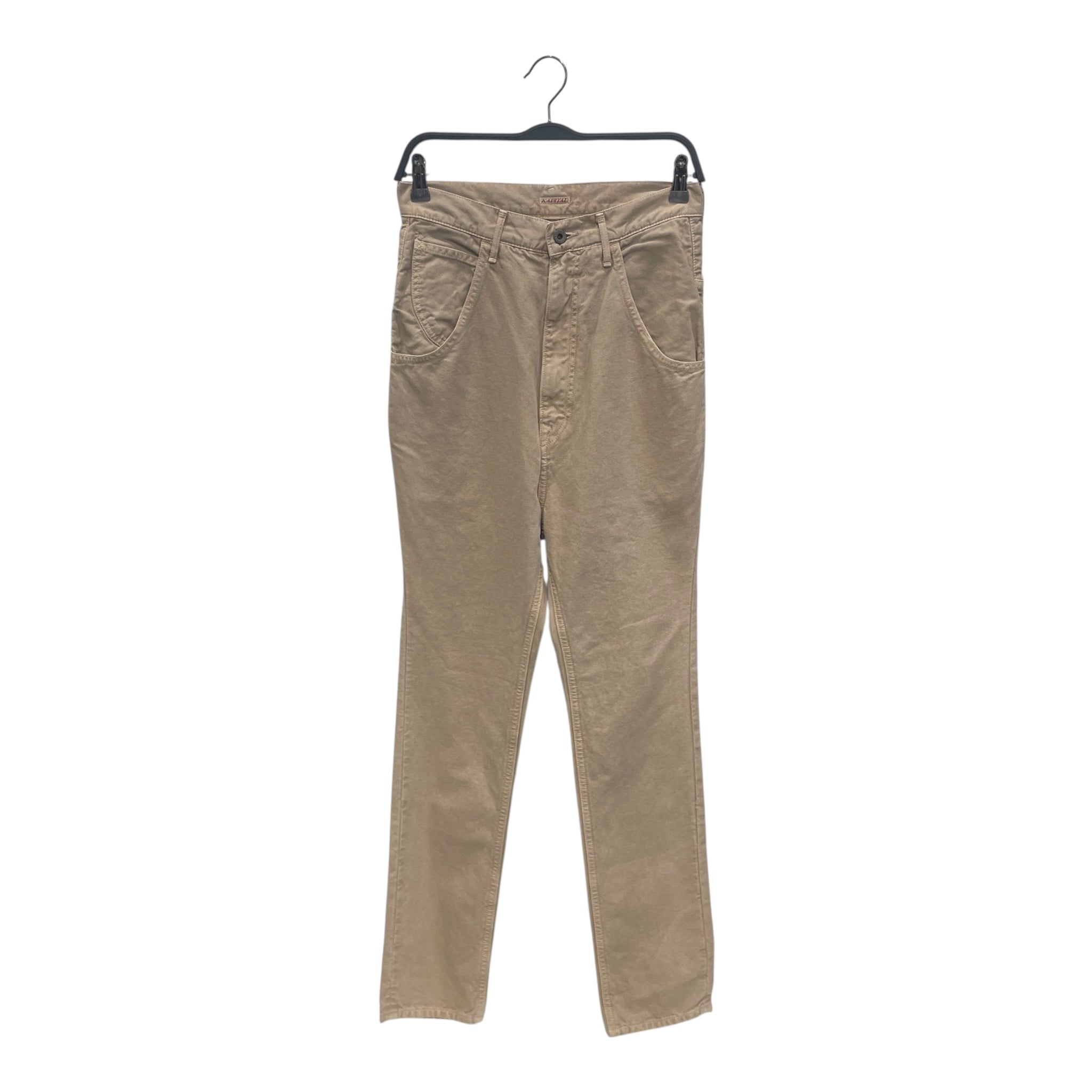 KAPITAL/Skinny Pants/0/Cotton/BEG/CANVAS KHAKIS BACK BUCKLE view 1