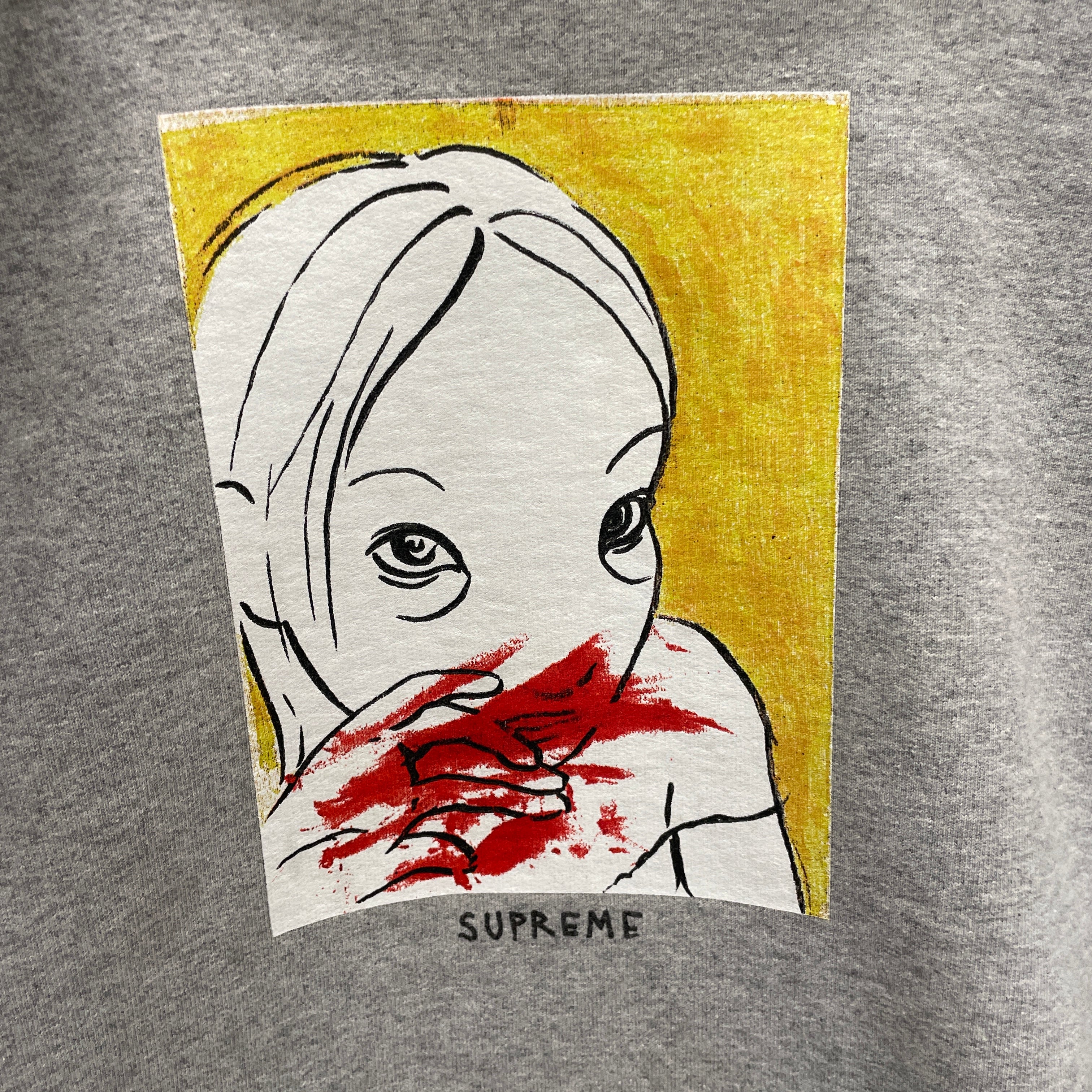 Supreme/Hoodie/M/Cotton/GRY/2019 NOSEBLEED view 3