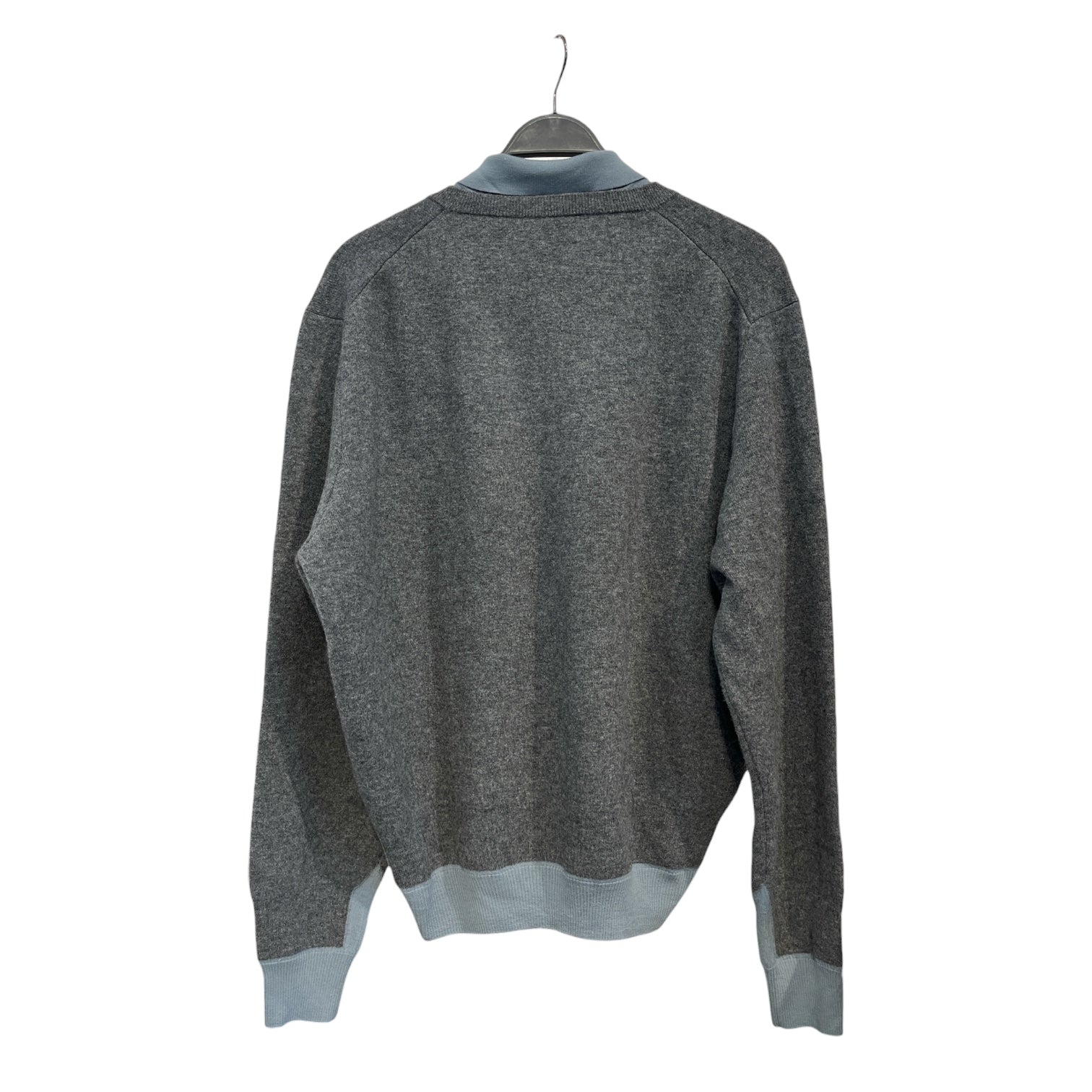 MIU MIU/LS Shirt/L/Wool/GRY/collared knit view 2