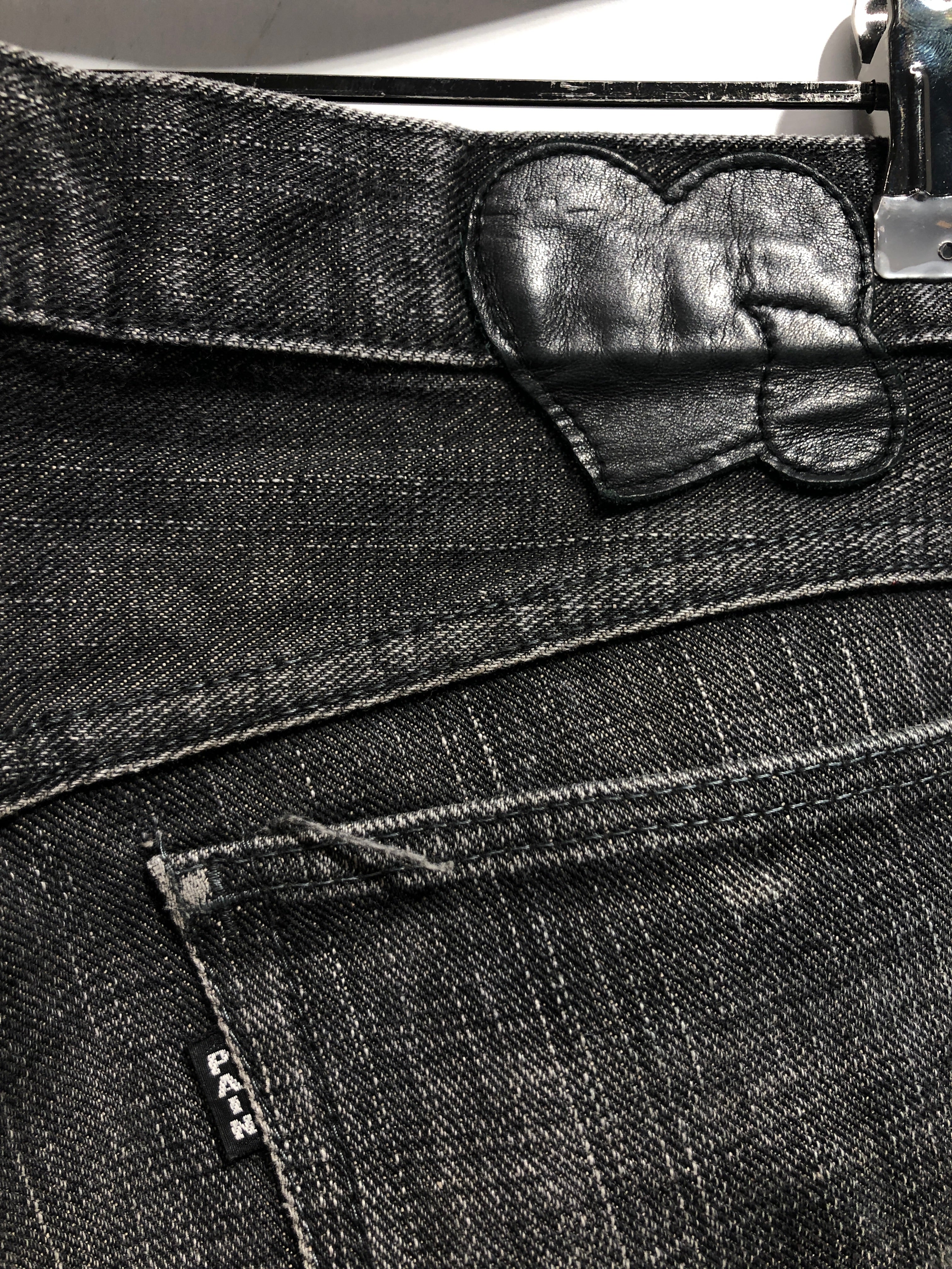 NUMBER (N)INE/Straight Pants/36/Denim/BLK/Pain Jeans view 3