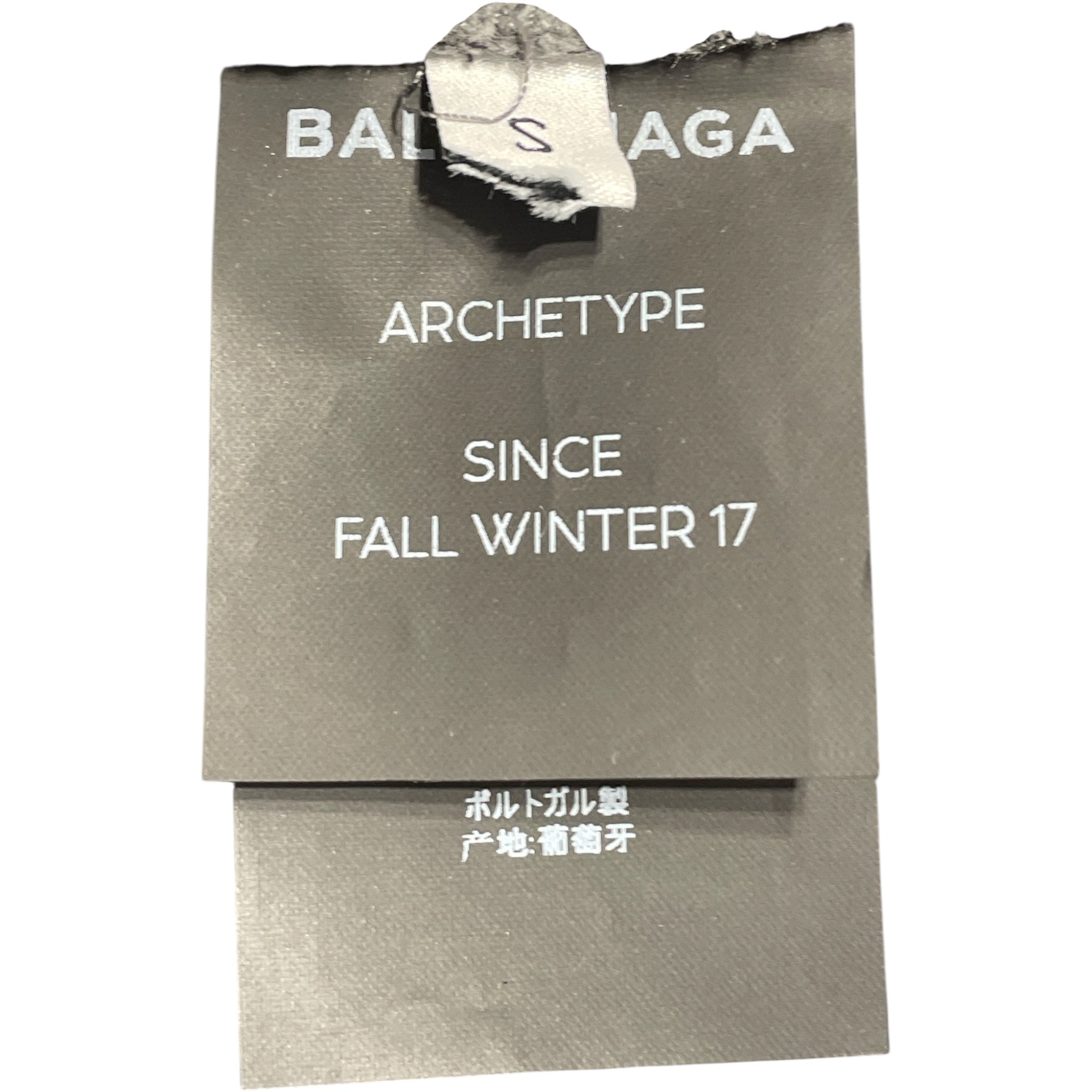 BALENCIAGA/Hoodie/S/Graphic/Cotton/GRY/AW17 Paris hoodie view 4