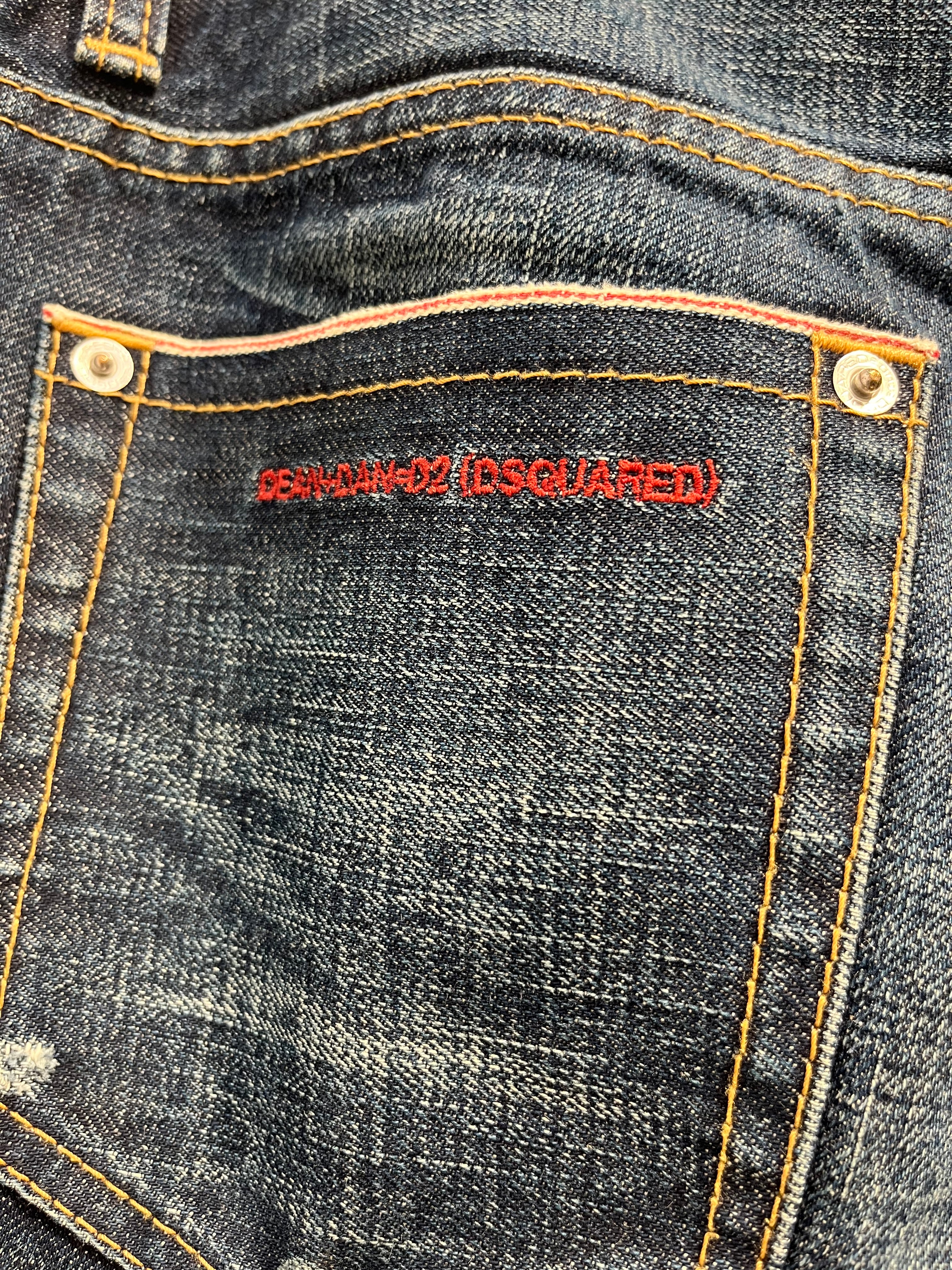 DSQUARED2/Cropped Pants/42/Cotton/BLU/selvidge view 7
