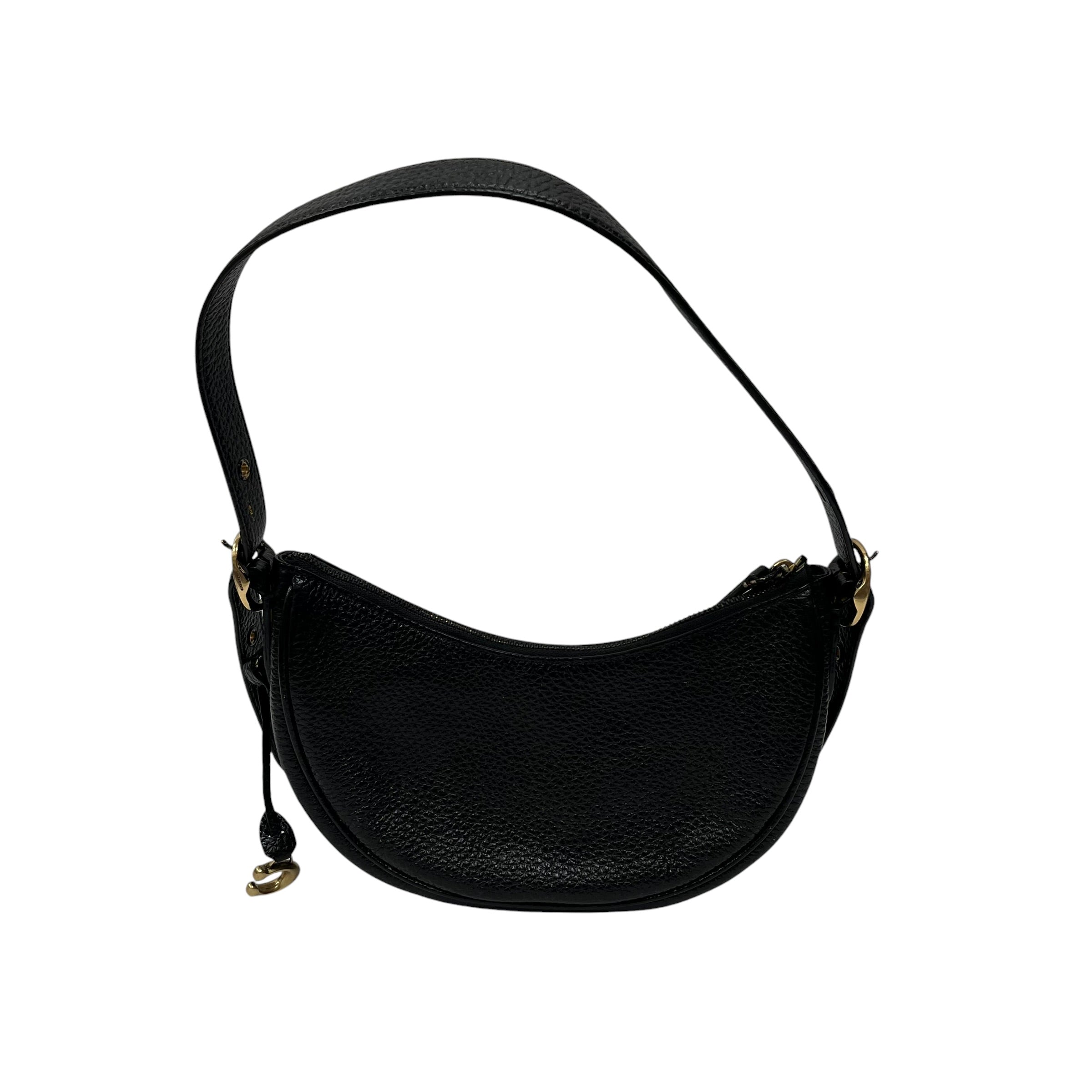 COACH/Hand Bag/Leather/BLK/luna shoulder bag view 2