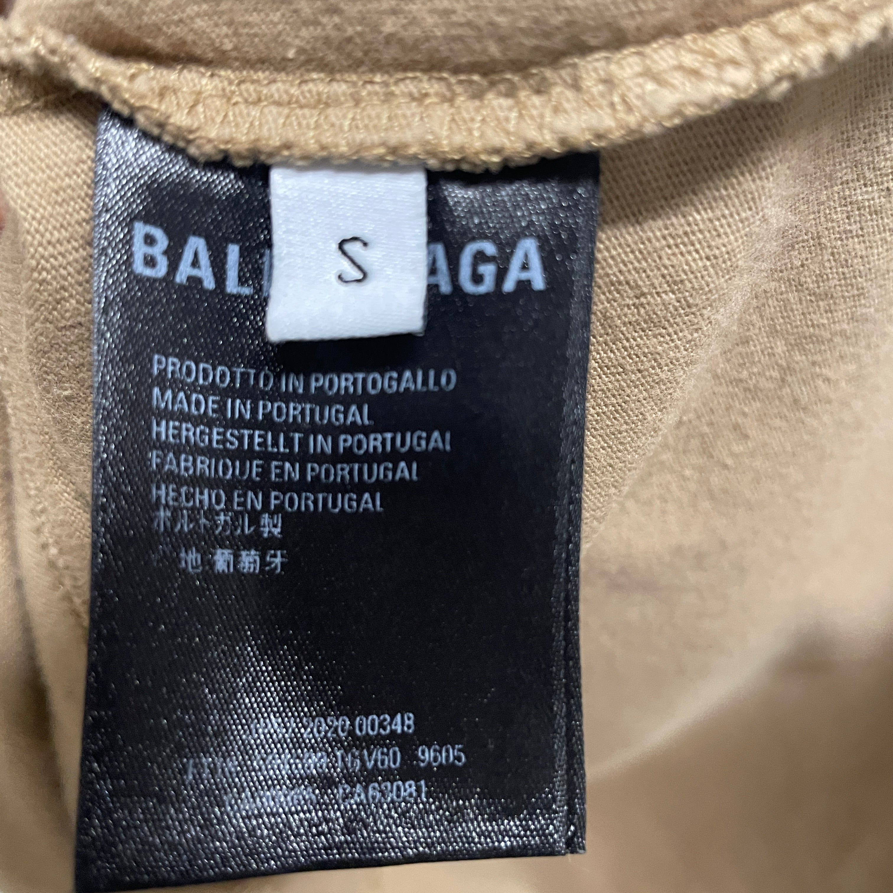 BALENCIAGA/T-Shirt/S/Cotton/CML/CROWN/ WHEAT/ view 4