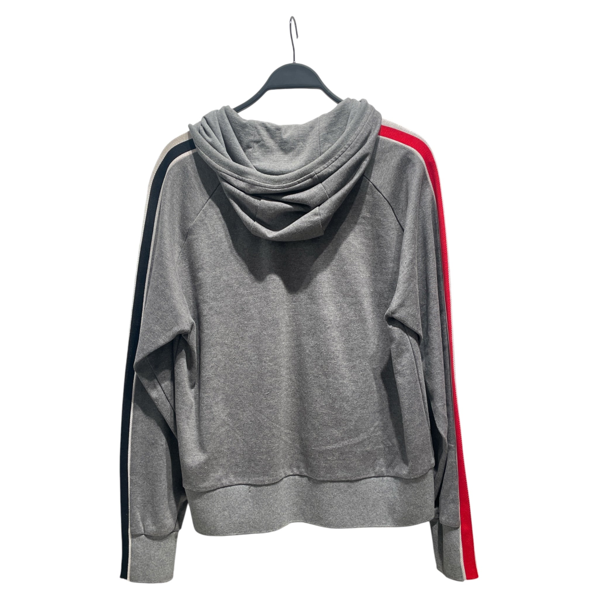 THOM BROWNE. NEW YORK/Hoodie/3/Stripe/Cotton/GRY/RED/BLK STRIPED view 2