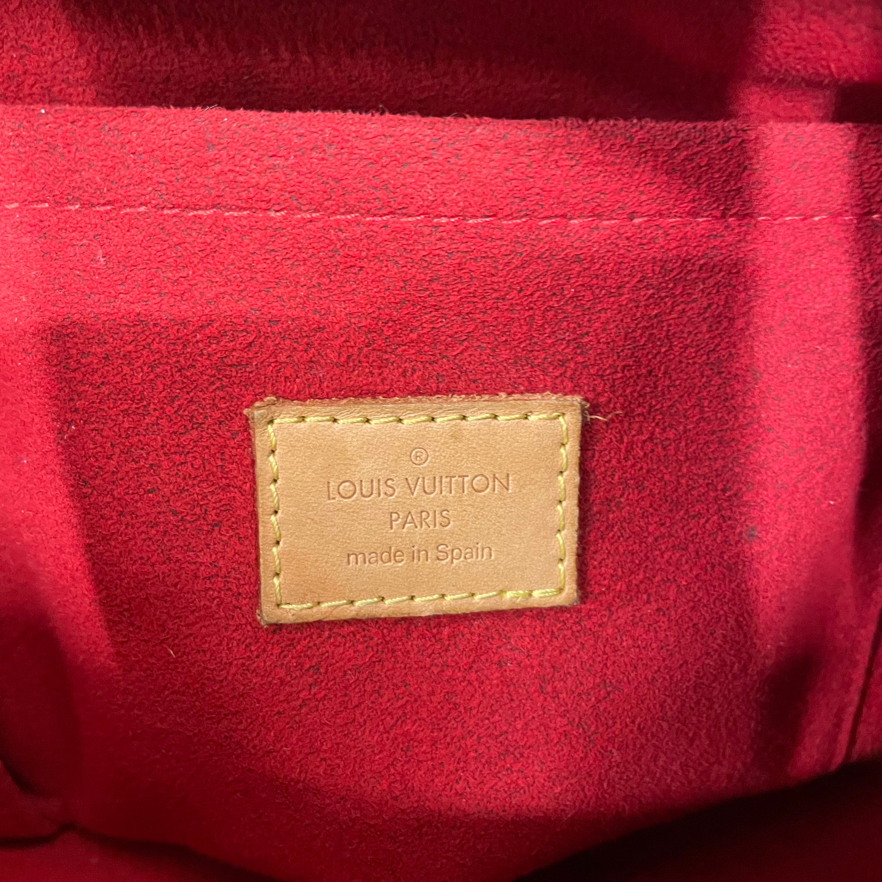 LOUIS VUITTON/Hand Bag/Monogram/Leather/BRW/MONOGRAM CROISSANT PM view 5