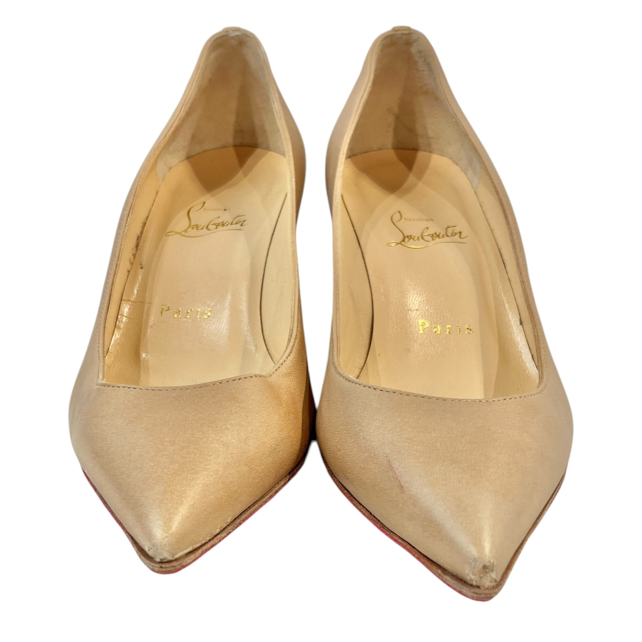 Christian Louboutin/Heels/Leather/BEG/Wedge Heel/PIPINA 55MM WEDGE view 6