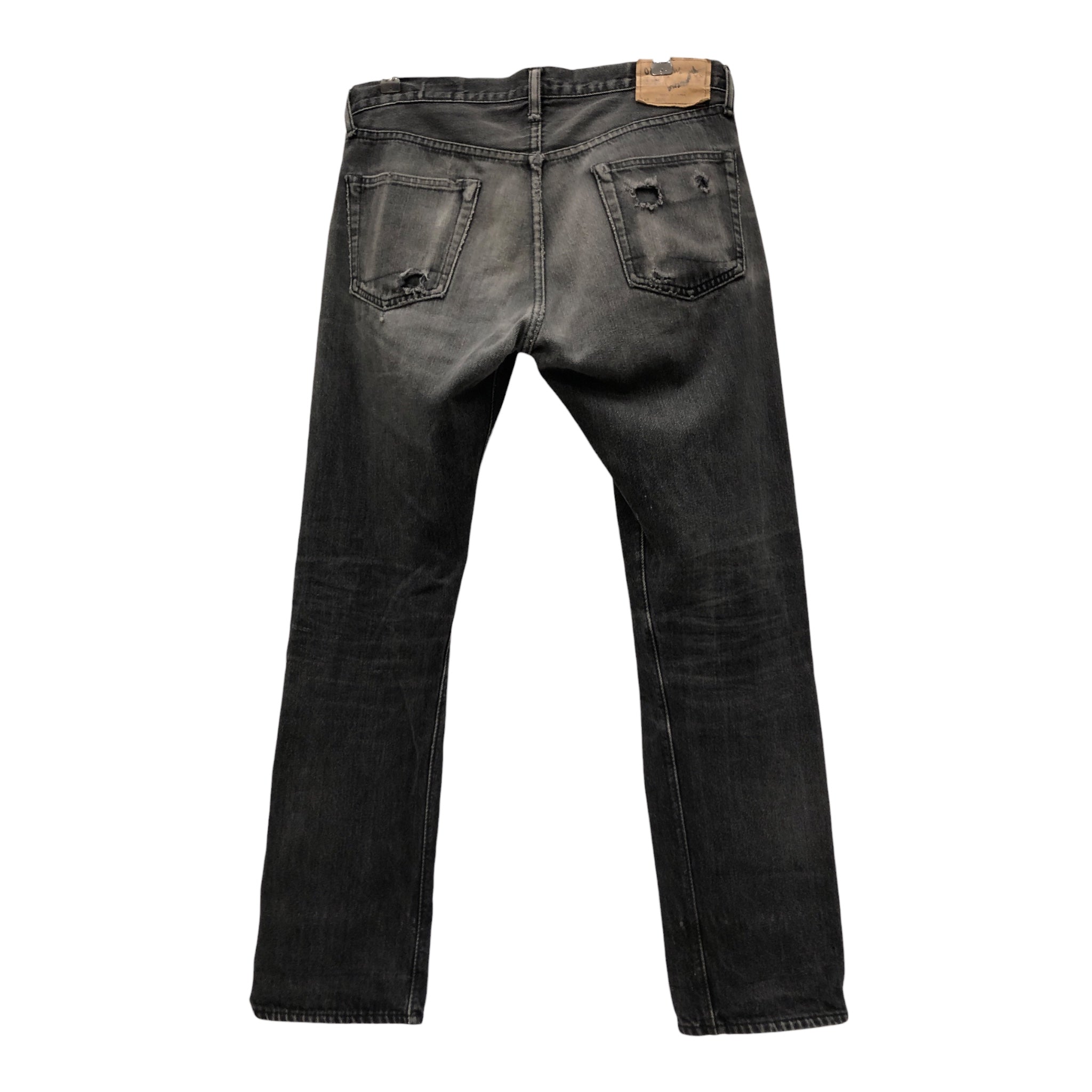 orslow/Pants/M/Cotton/BLK/DISTRESSED BLACK WASH 107W view 2