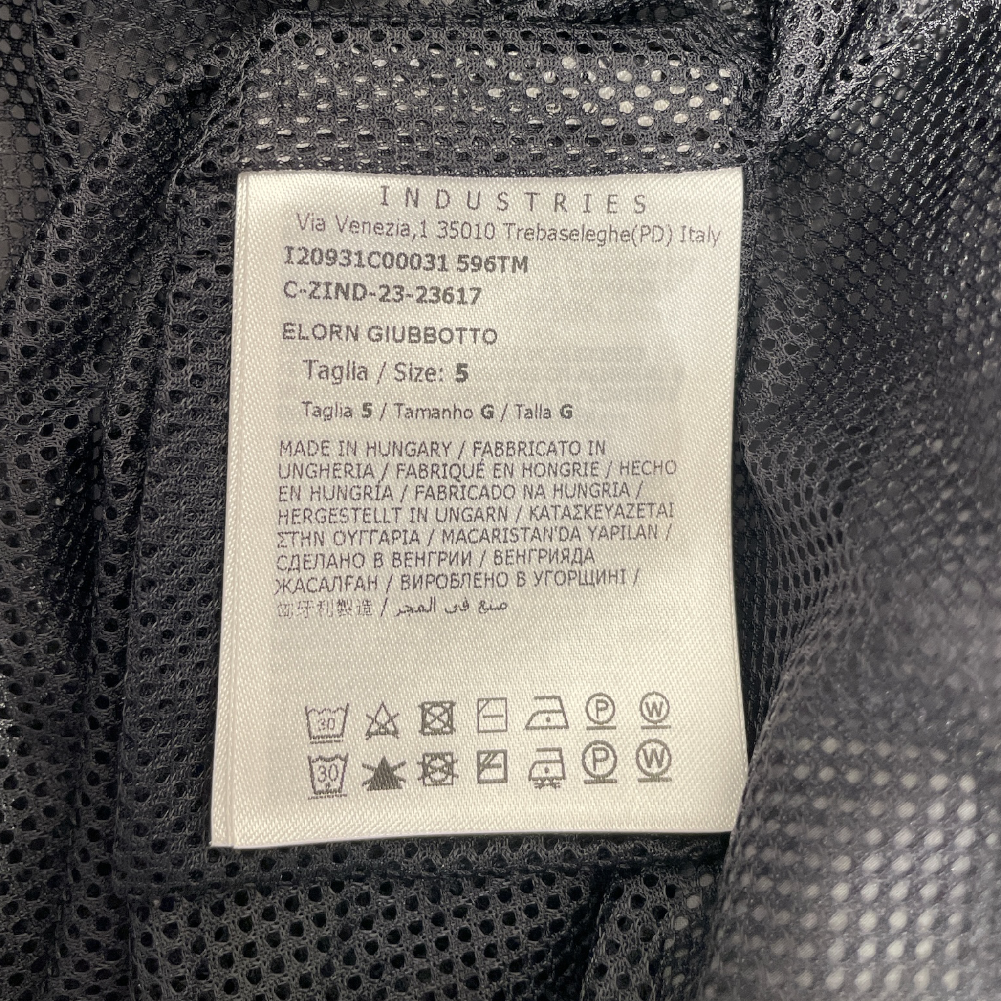 MONCLER/Windbreaker/5/Nylon/BLK/Elorn Giubbotto Parka view 4