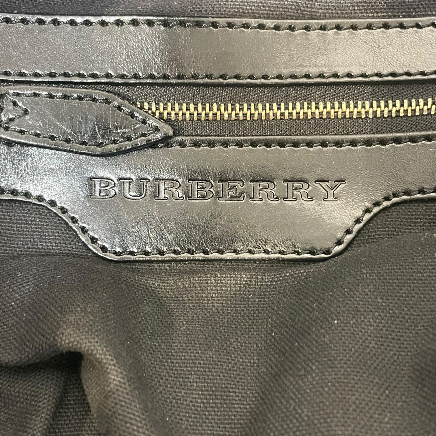 BURBERRY/Tote Bag/Glen Check/Leather/MLT/Bridle Canterbury Tote view 6