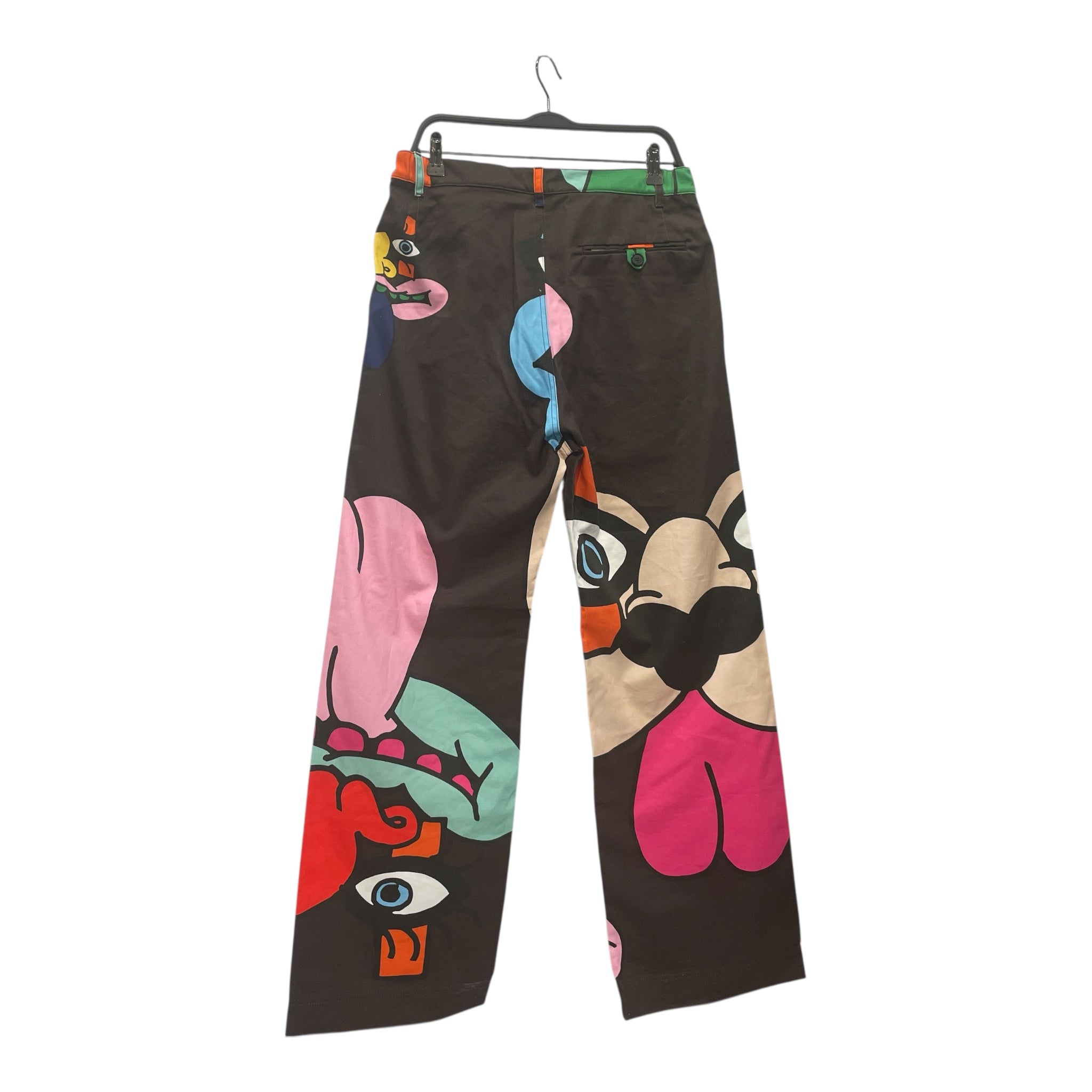 Walter Van Beirendonck/Straight Pants/48/Cotton/MLT/All Over Print/aw24 howl graphic view 2