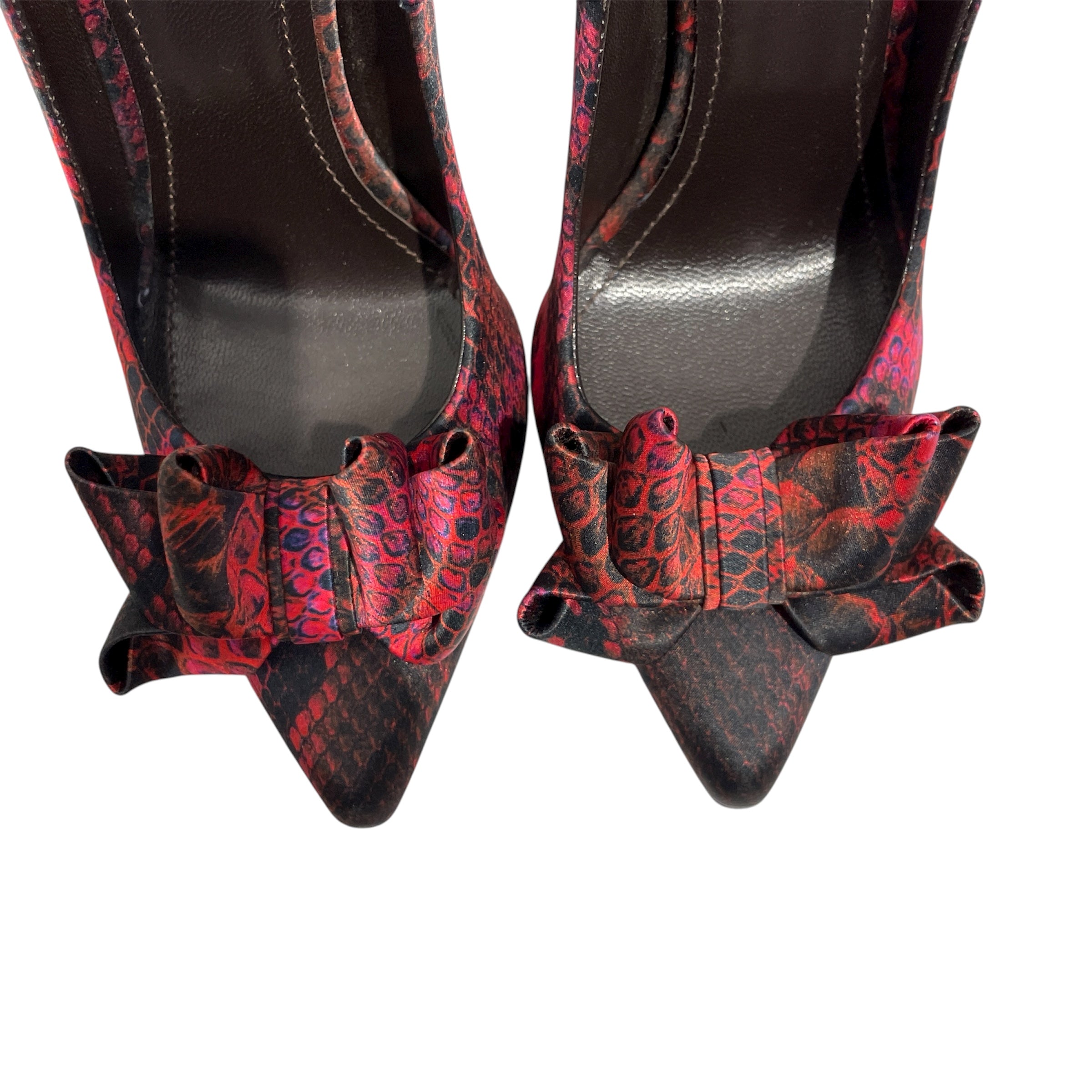 roberto cavalli/Heels/EU 38.5/All Over Print/Silk/MLT/animal print with flower view 6