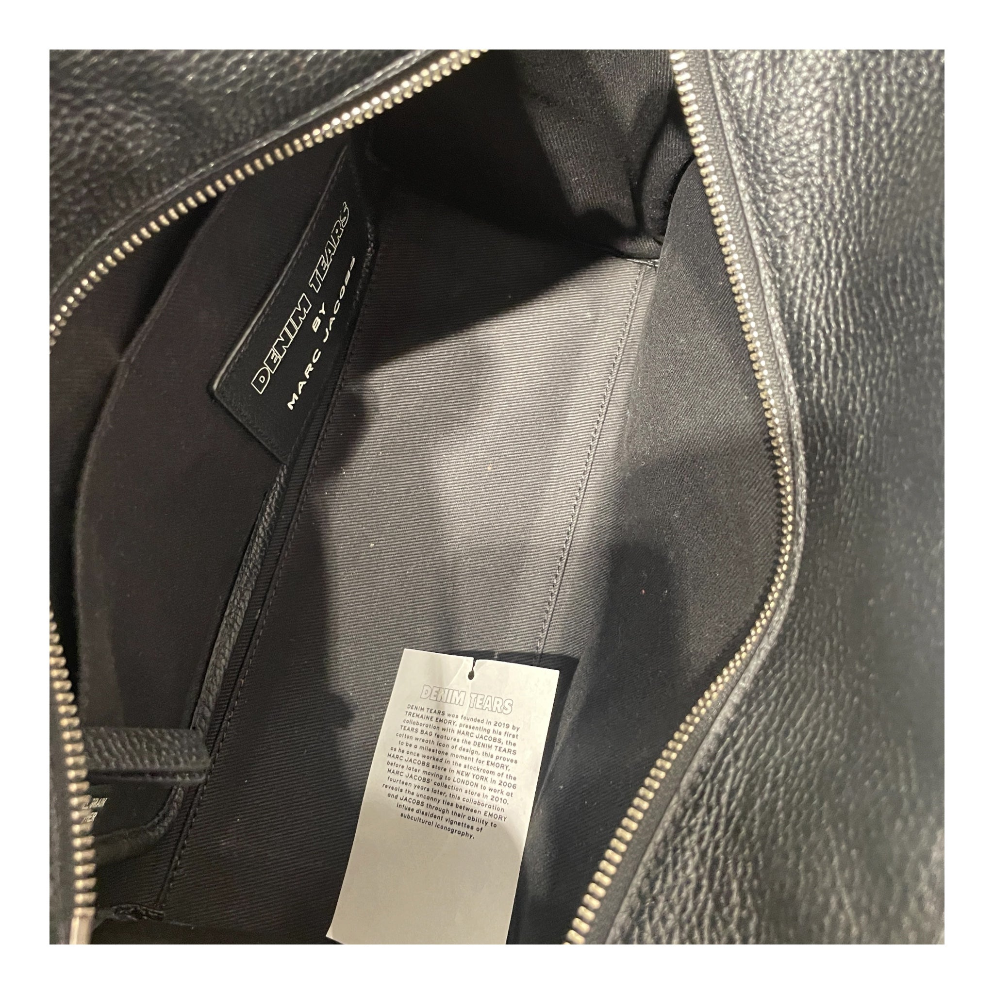 MARC JACOBS/DENIM TEARS/Cross Body Bag/Leather/BLK/ view 5