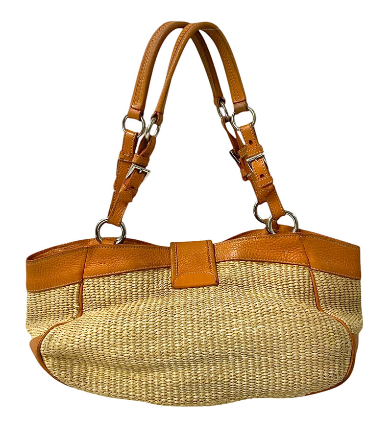 PRADA/Hand Bag/Leather/ORN/129