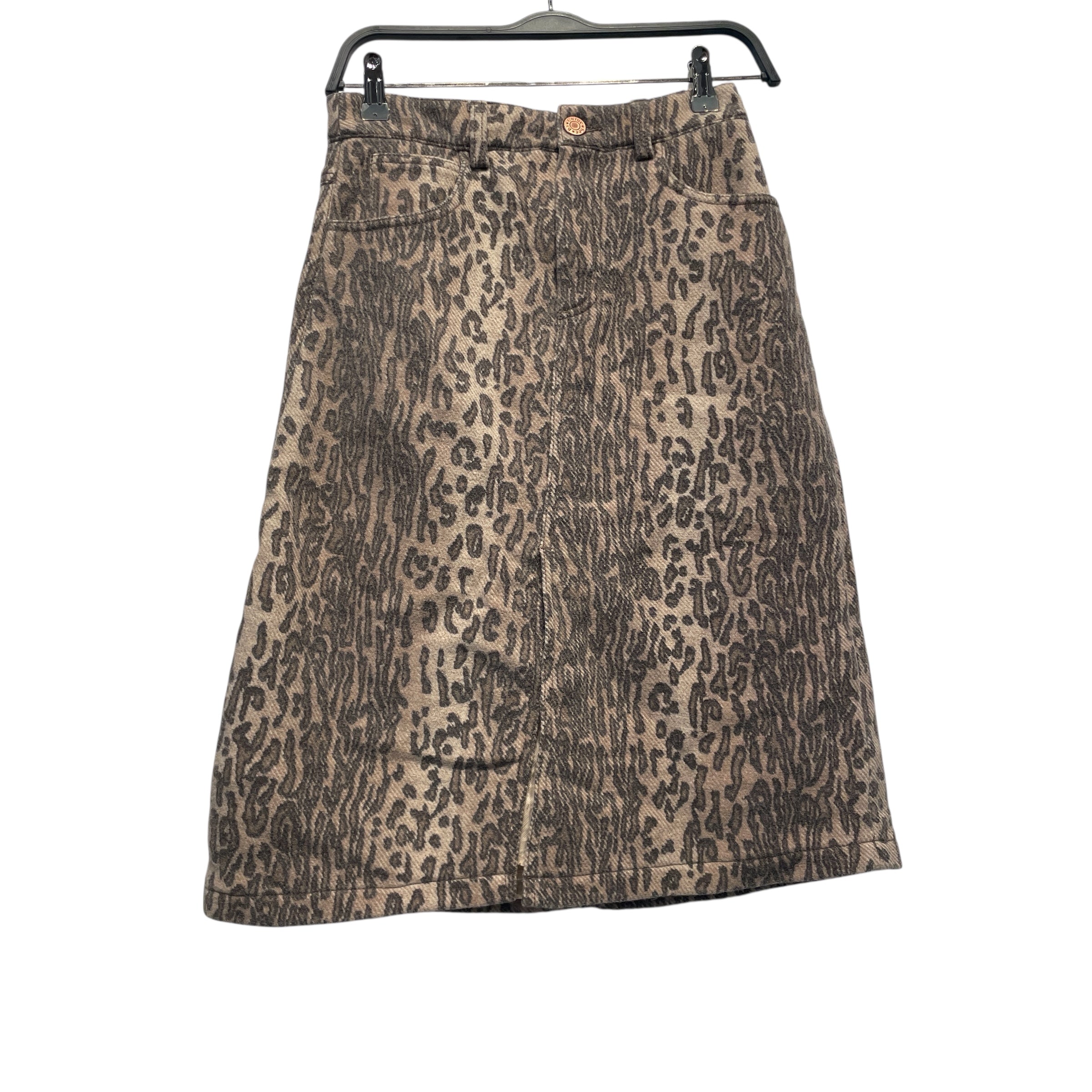 SEE BY CHLOE/Skirt/36/Leopard/Cotton/GRY/SNOW LEOPARD PENCIL SKIRT view 1
