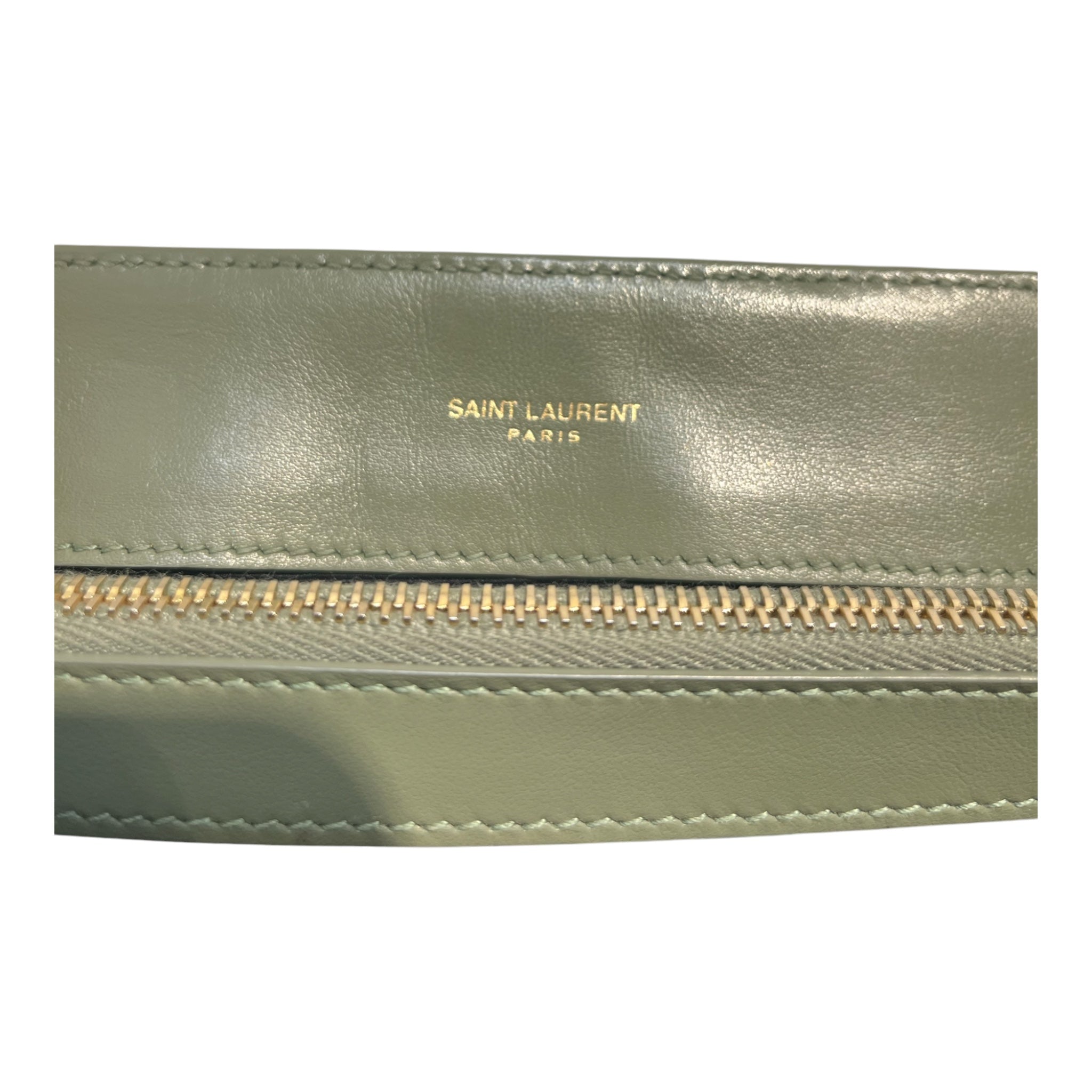SAINT LAURENT/Cross Body Bag/Leather/GRN/LOU LOU-LARGE view 5